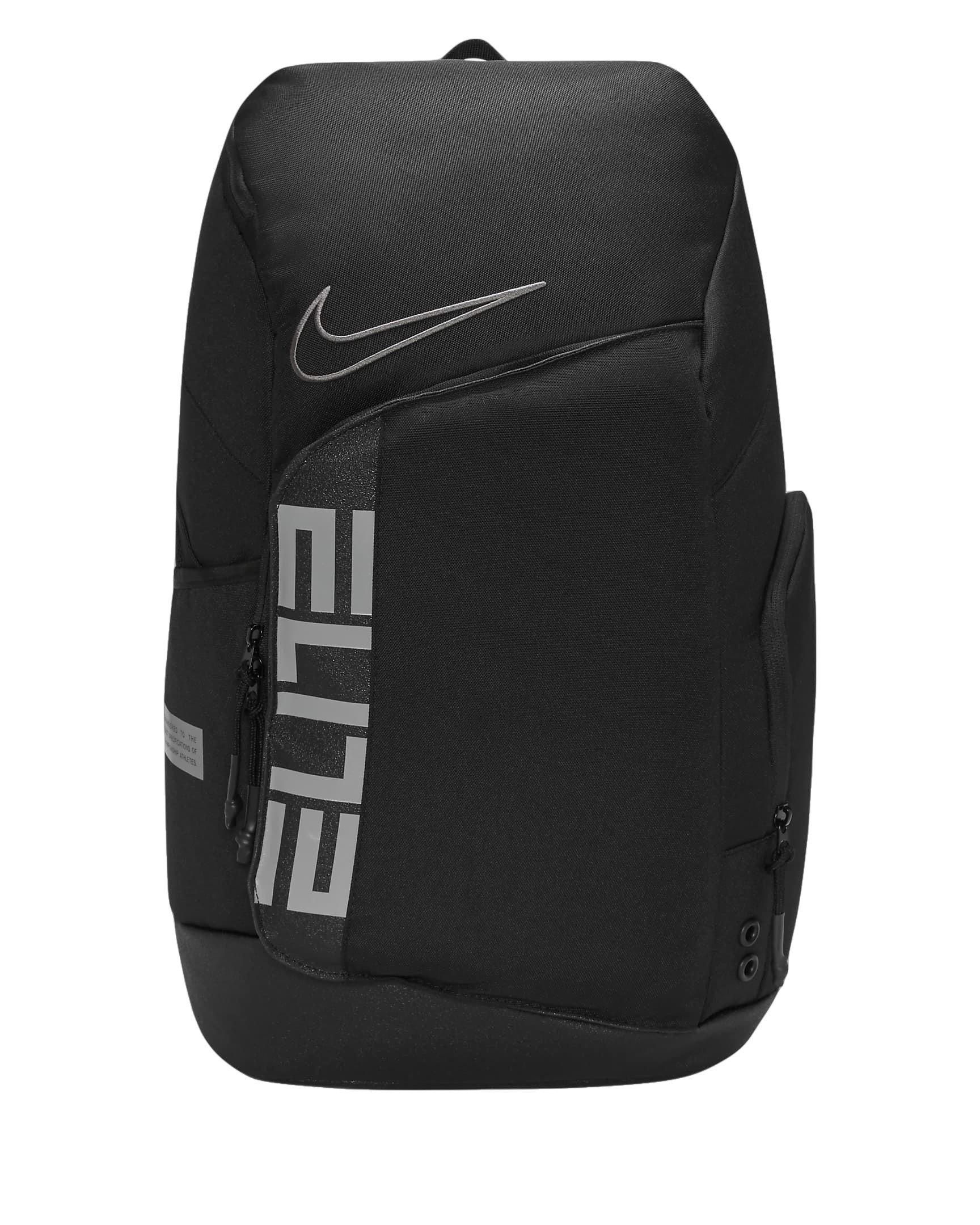 Nike Hoops Elite Pro Basketball Backpack,Black/Metallic Gold,One Size 