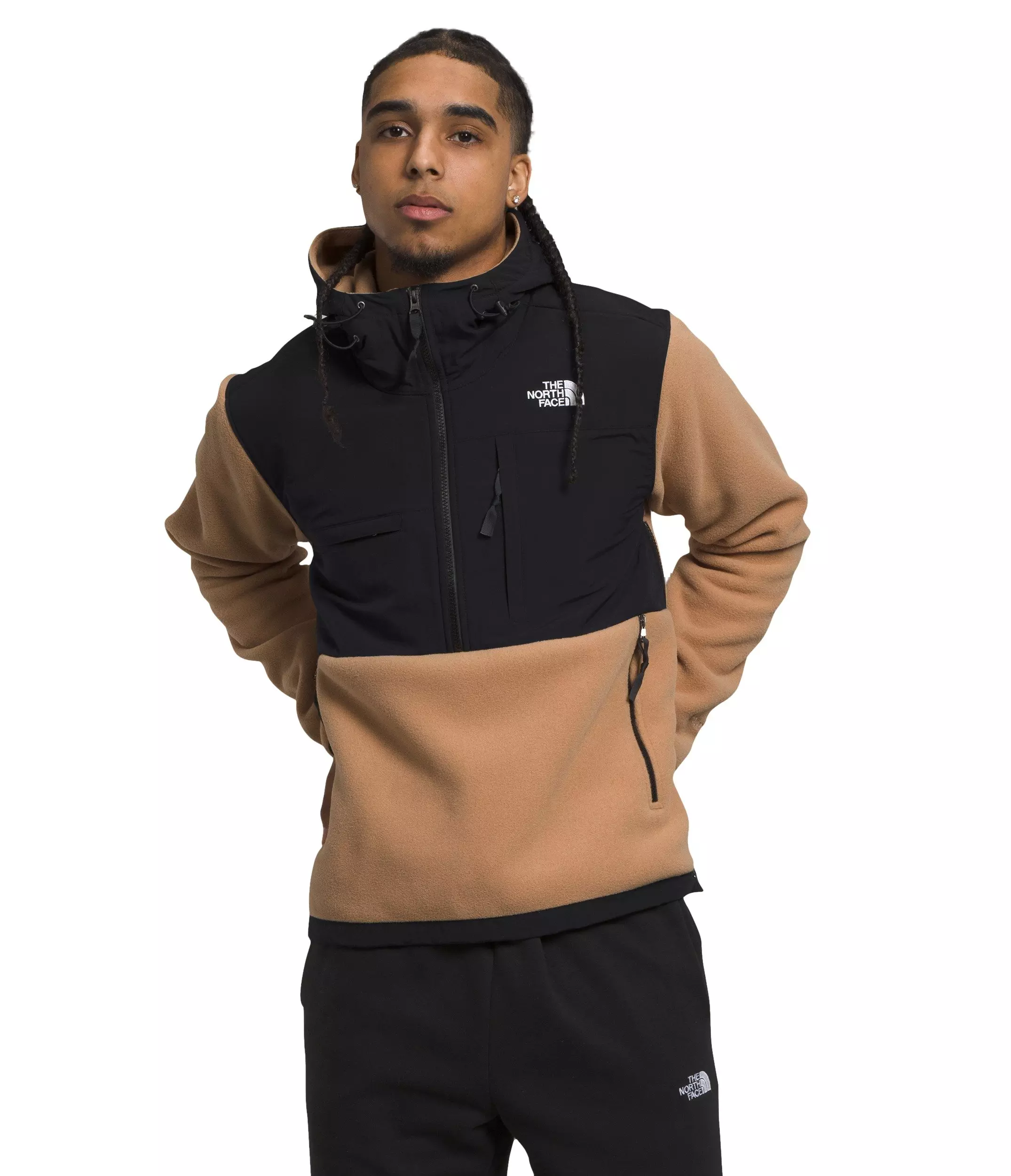 The North Face Men's Denali Anorak Jacket - TAN/BLACK