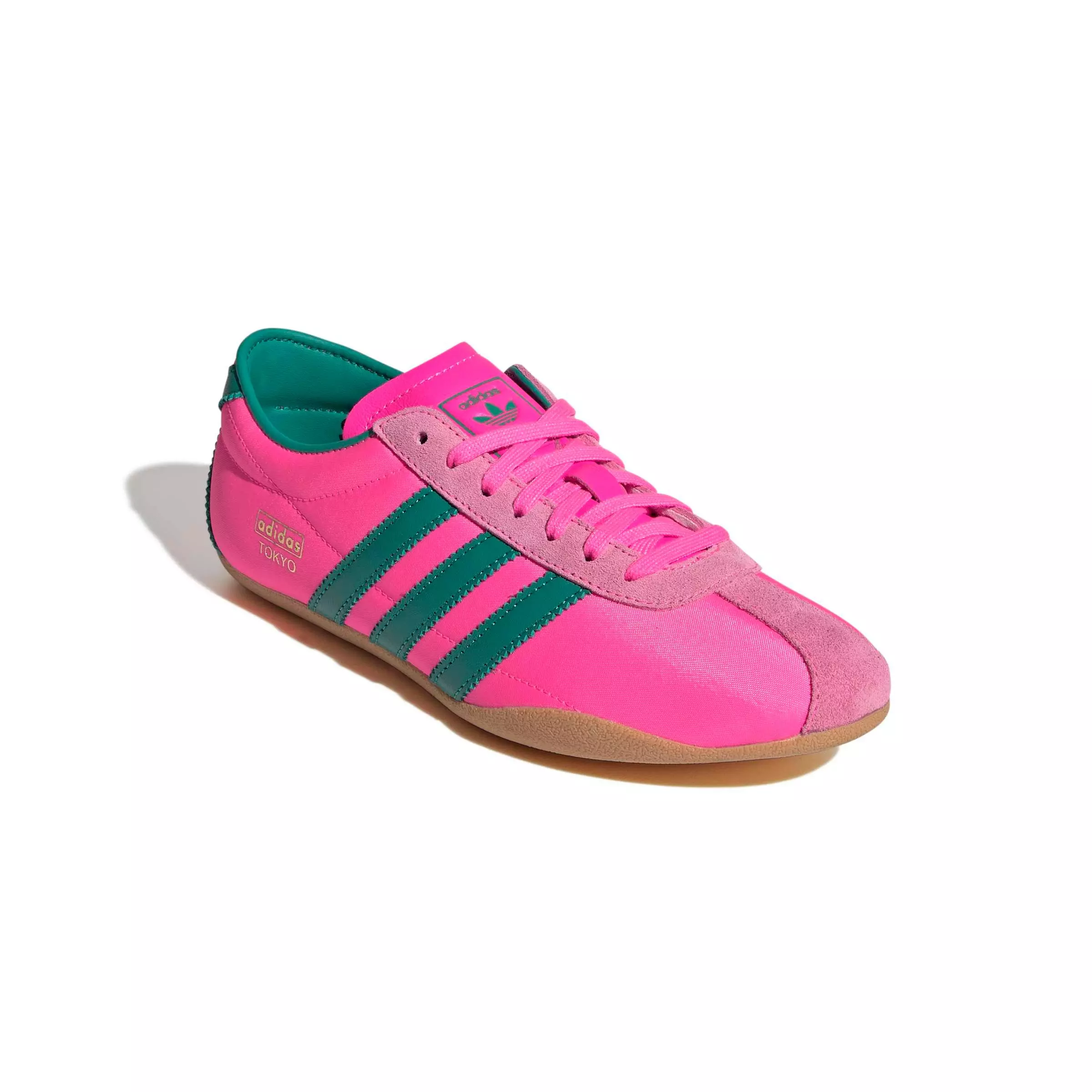adidas Originals Tokyo "Lucid Pink/Power Green/Gold Metallic" Women's Shoe - PINK/GREEN/GOLD
