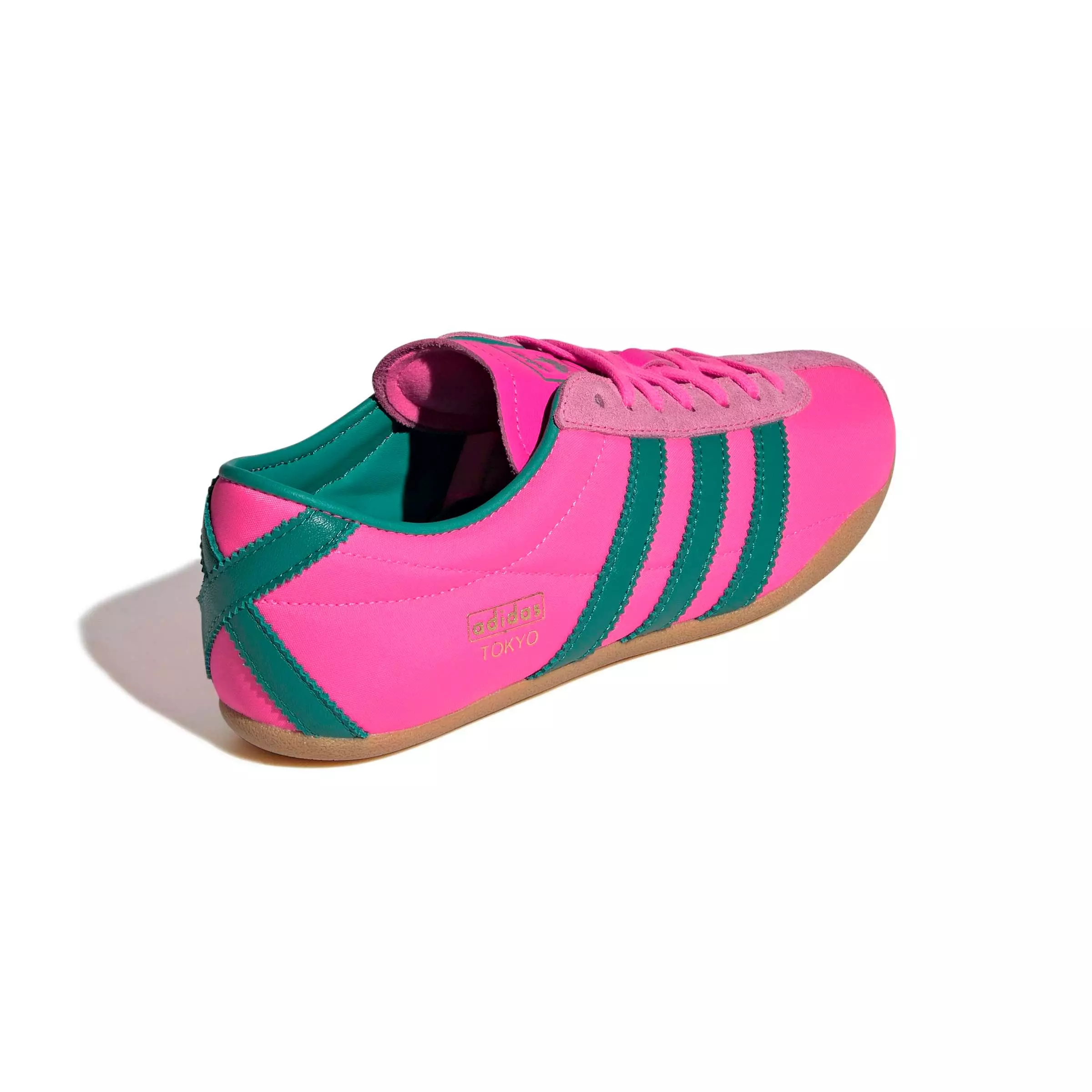 adidas Originals Tokyo "Lucid Pink/Power Green/Gold Metallic" Women's Shoe - PINK/GREEN/GOLD