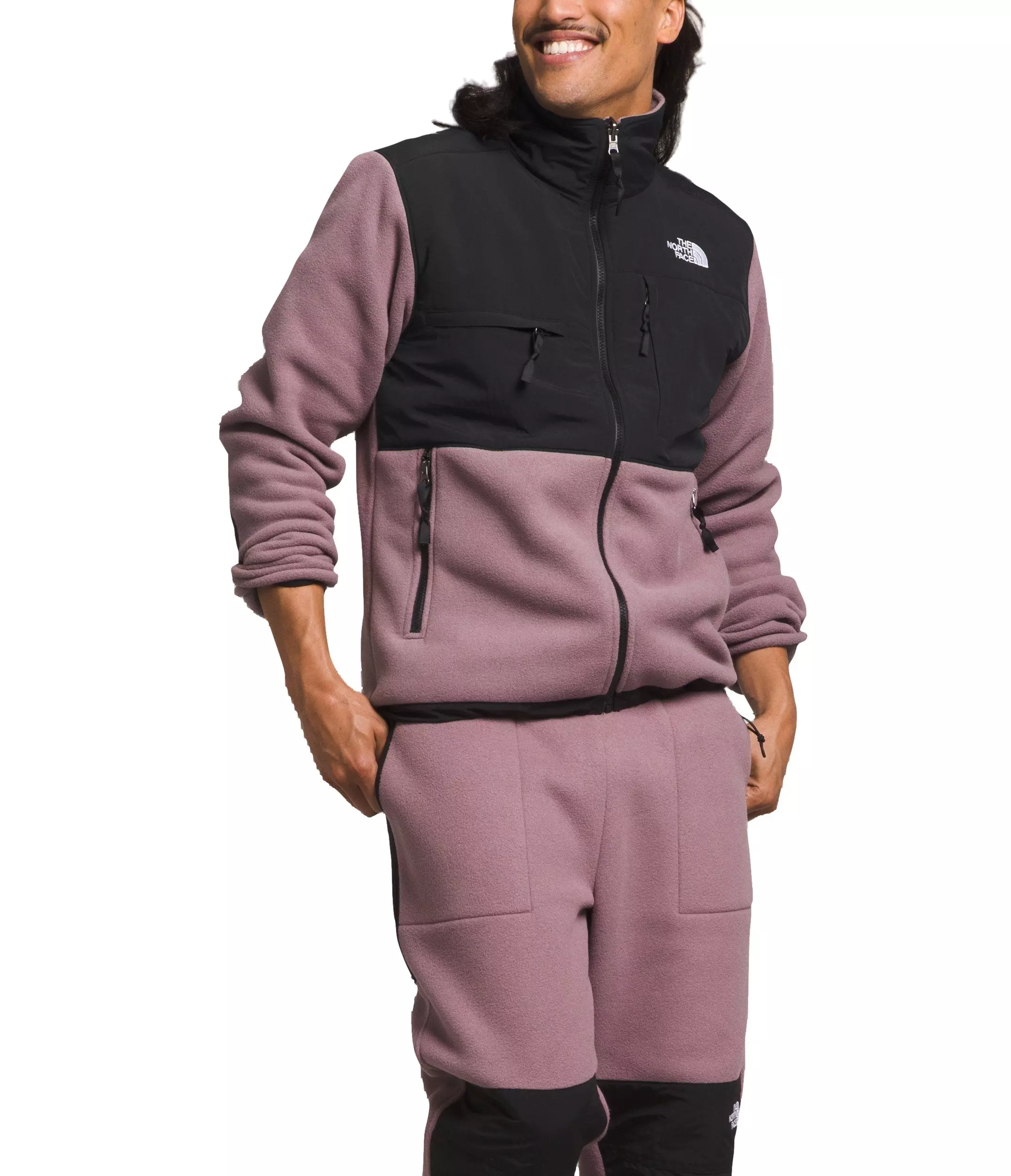 The North Face Men's Denali Jacket - GREY/BLACK