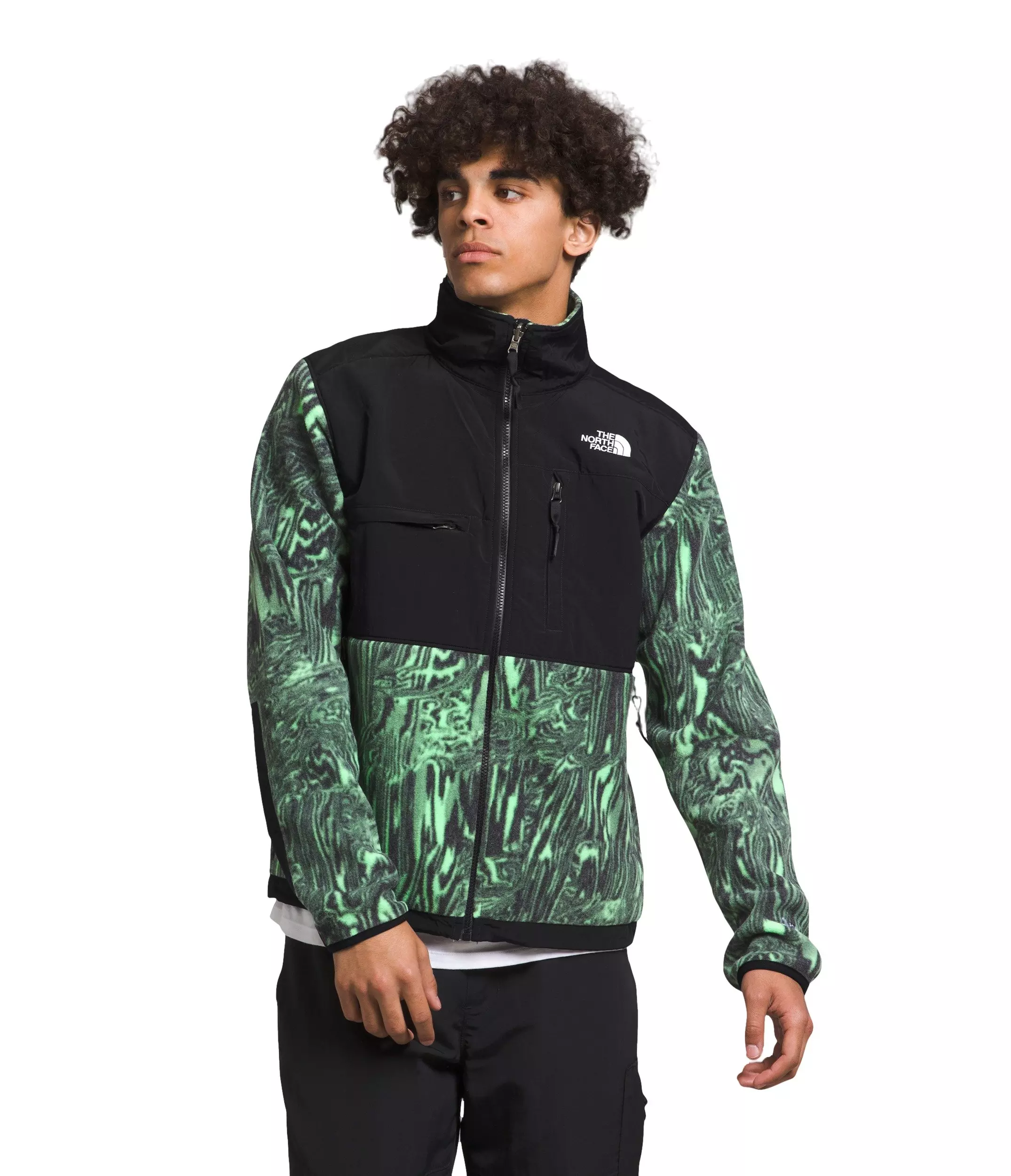 The North Face Men's Denali Jacket - GREEN/BLACK
