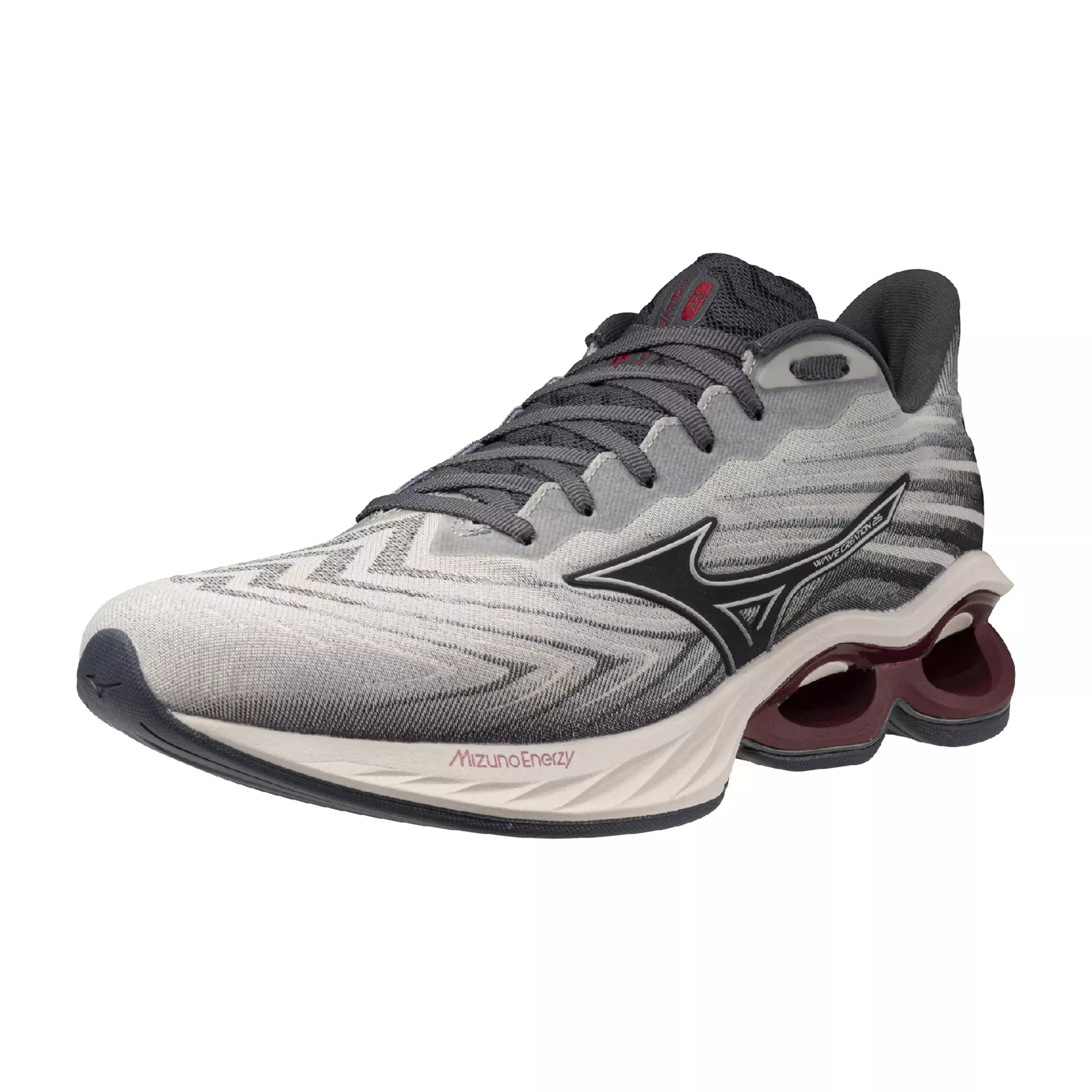 Mizuno Wave Creation 25 SSW "White Sand/Ebony" Men's Running Shoe - SAND/EBONY