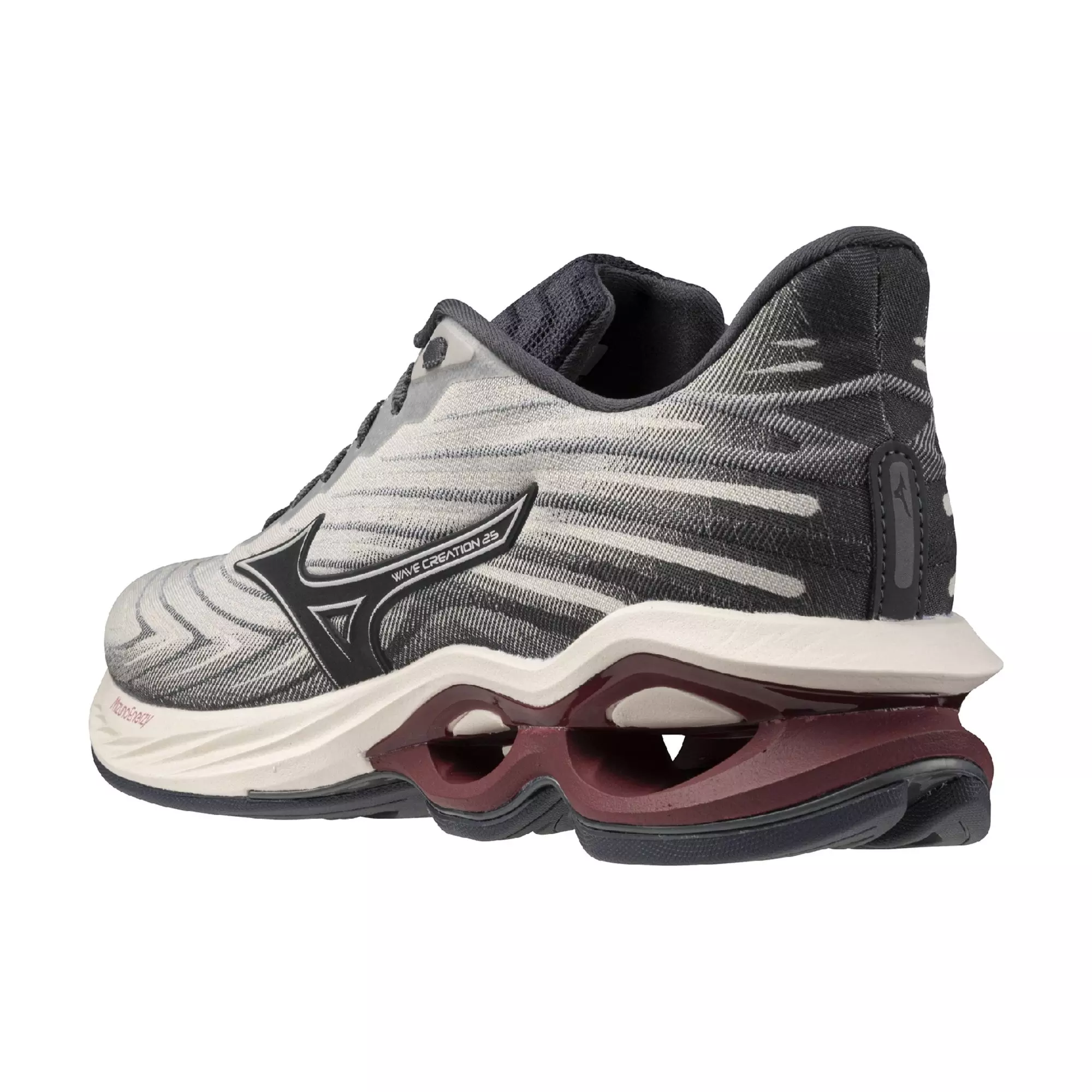 Mizuno Wave Creation 25 SSW "White Sand/Ebony" Men's Running Shoe - SAND/EBONY