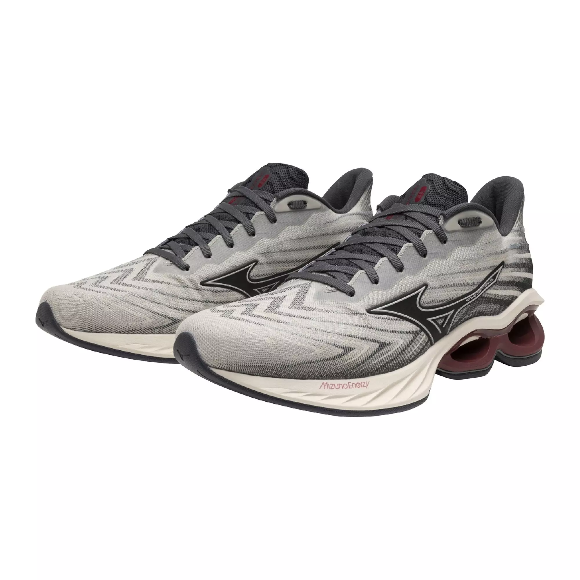 Mizuno Wave Creation 25 SSW "White Sand/Ebony" Men's Running Shoe - SAND/EBONY