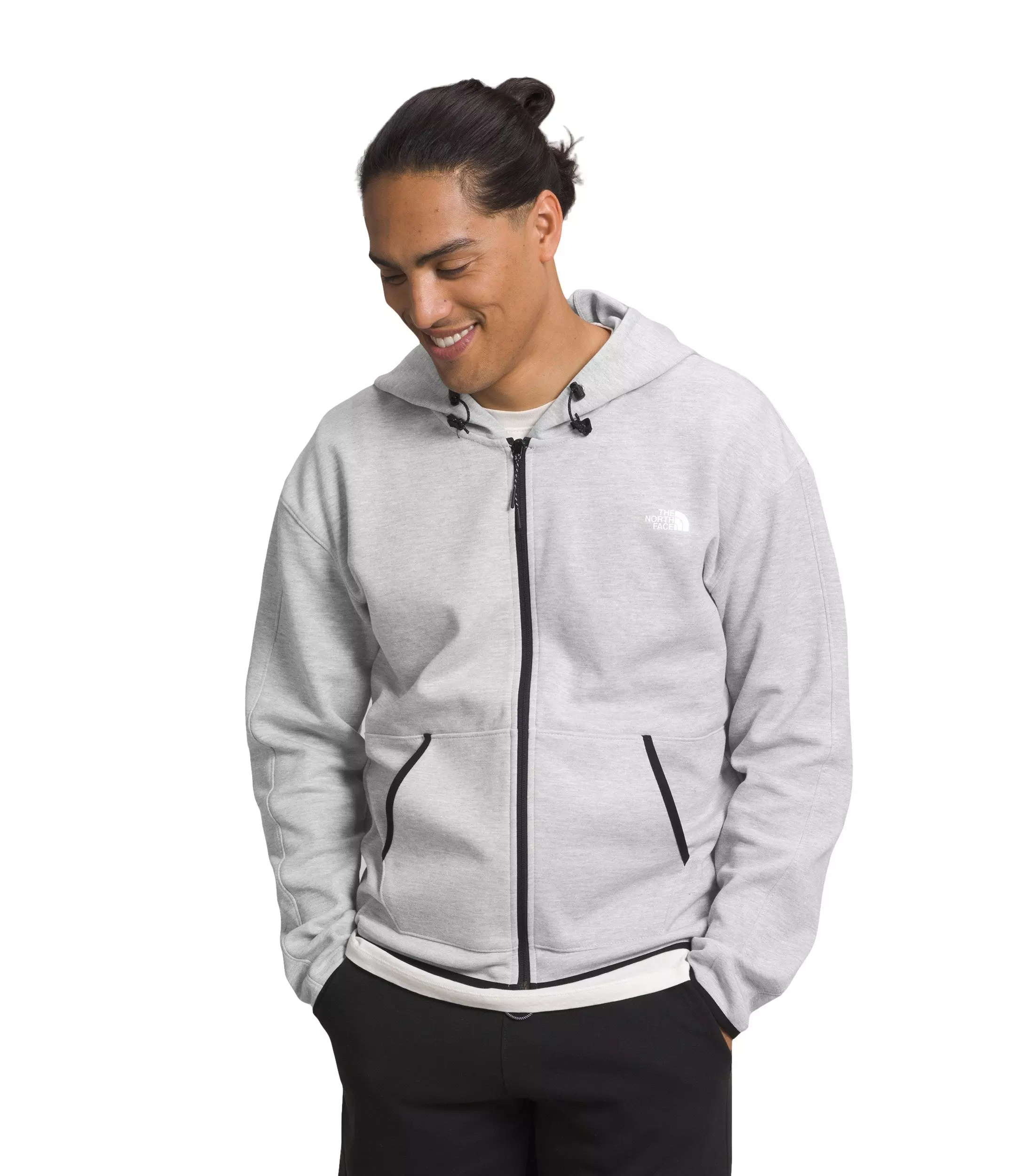 The North Face Men’s TNF™ Tech Full-Zip Hoodie - Grey - GREY