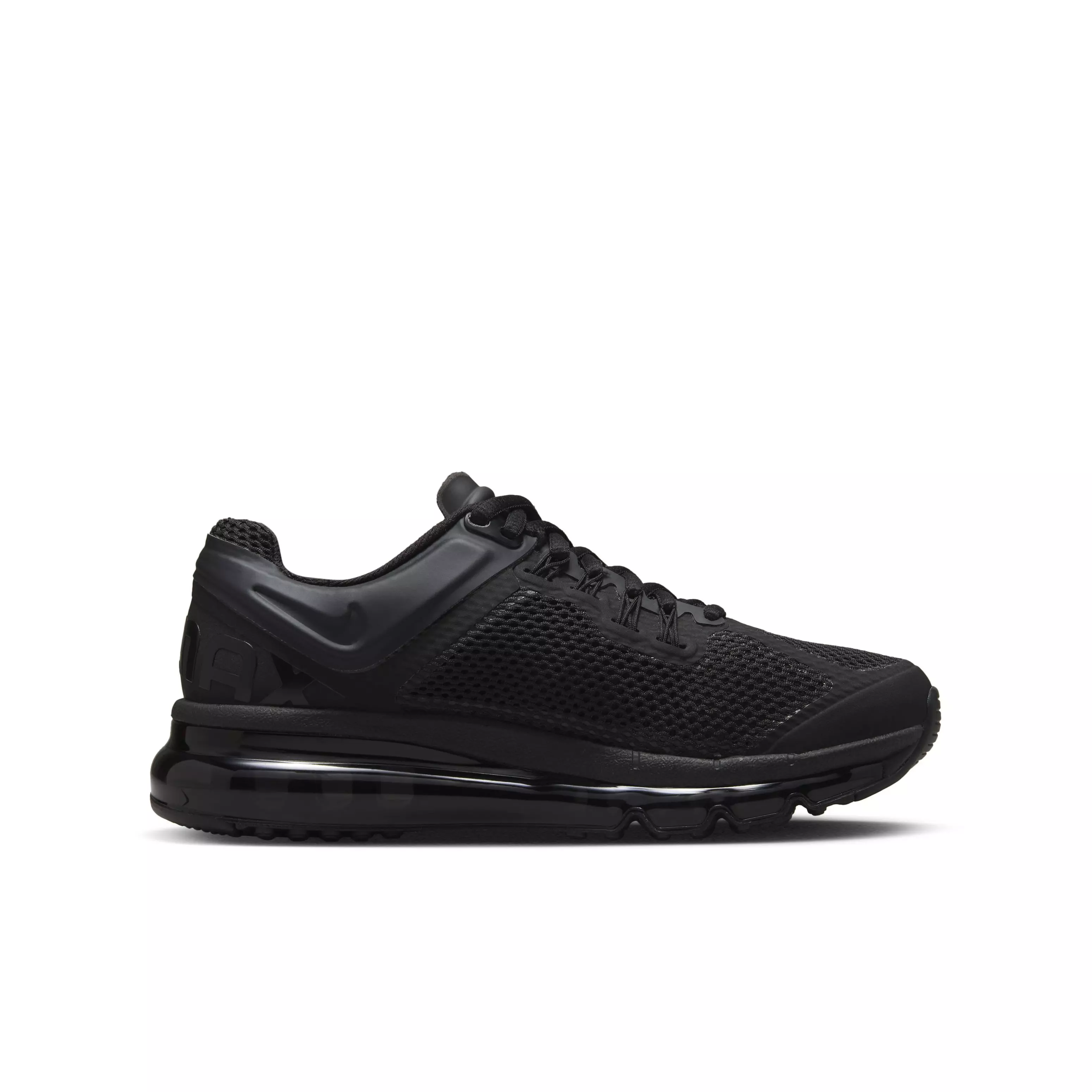 Nike Air Max 2013 "Black/Black" Grade School Boys' Shoe - BLACK/BLACK
