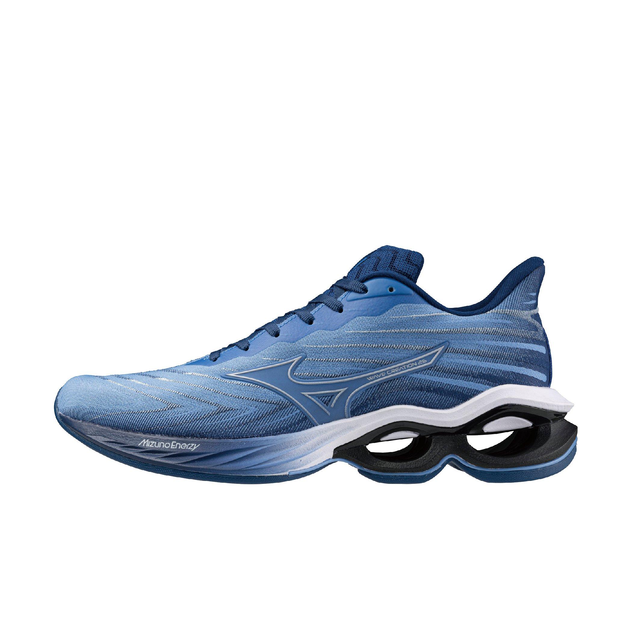 Mizuno Wave Creation 25 SSW "Marina/Navy Peony" Men's Running Shoe - MARINA/NAVY Thumbnail View 2