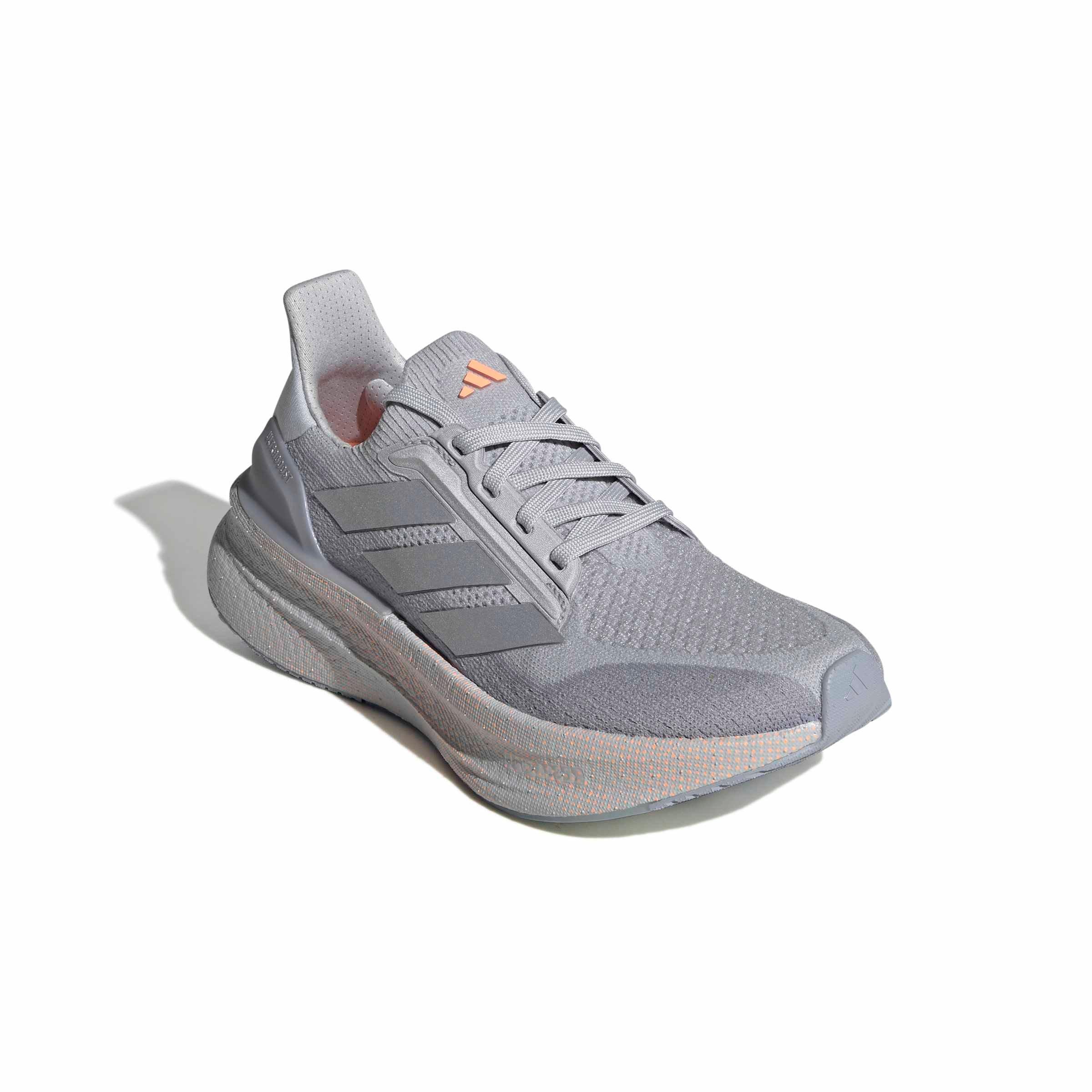 adidas Ultraboost 5x "Lgh Solid Grey/Silver Metallic/Beam Orange" Women's Running Shoe - GREY/SILVER/ORANGE Thumbnail View 3