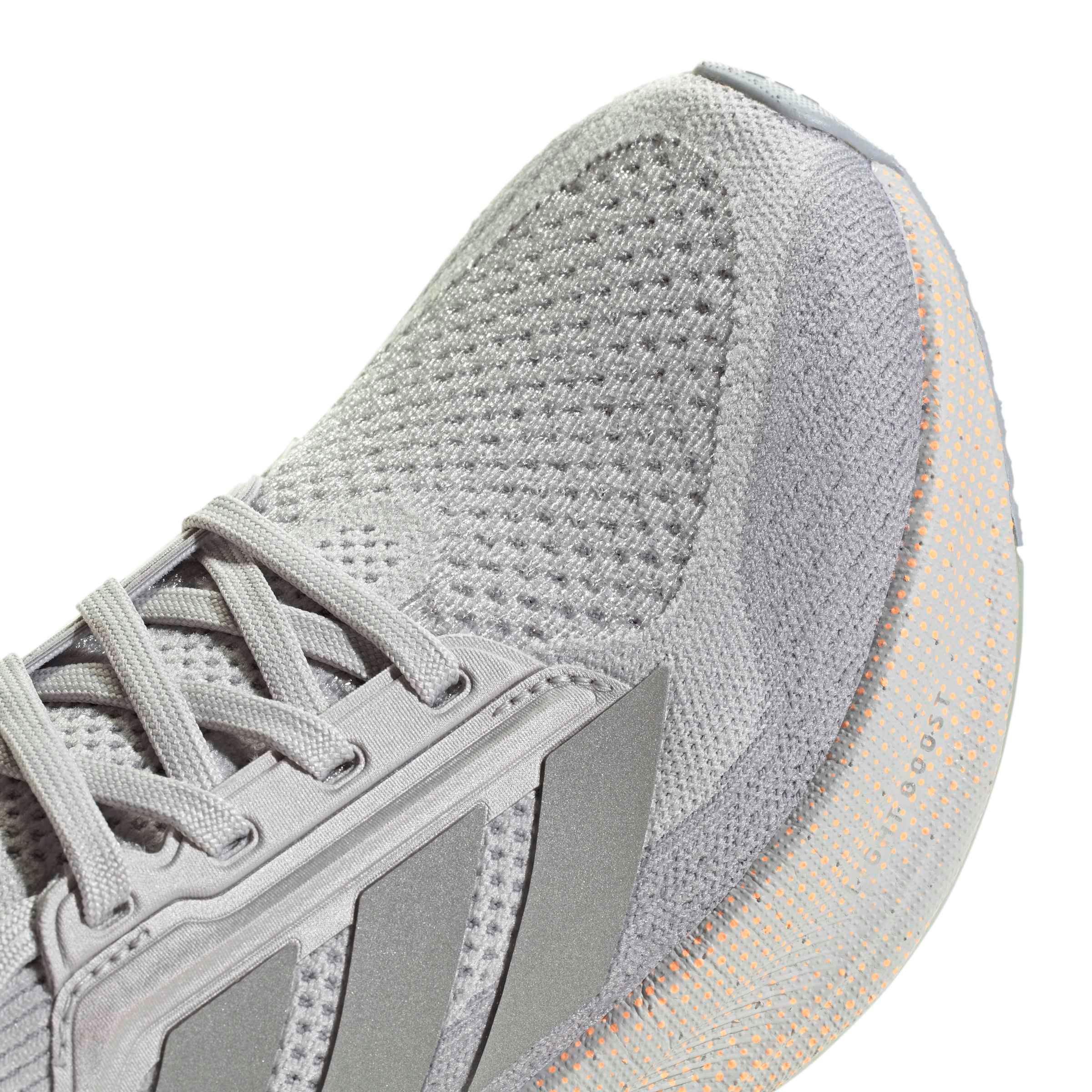 adidas Ultraboost 5x "Lgh Solid Grey/Silver Metallic/Beam Orange" Women's Running Shoe - GREY/SILVER/ORANGE Thumbnail View 7