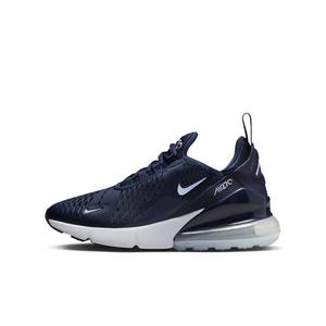 Nike Air Max 270 "Obsidian/White/White/Cobalt Bliss" Grade School Boys' Shoe