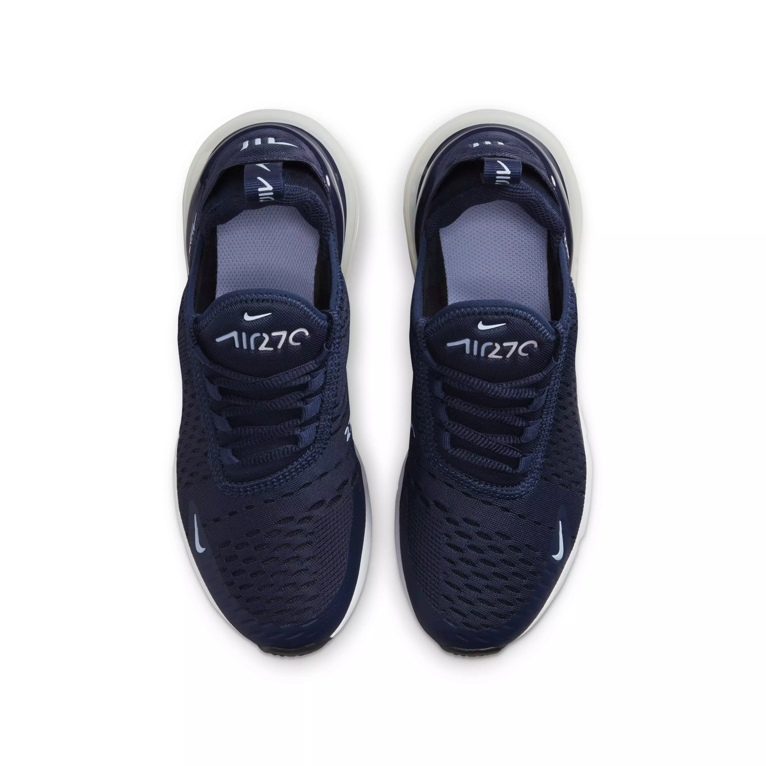 Nike Air Max 270 "Obsidian/White/White/Cobalt Bliss" Grade School Boys' Shoe - OBSIDIAN/WHITE/WHITE/COBALT