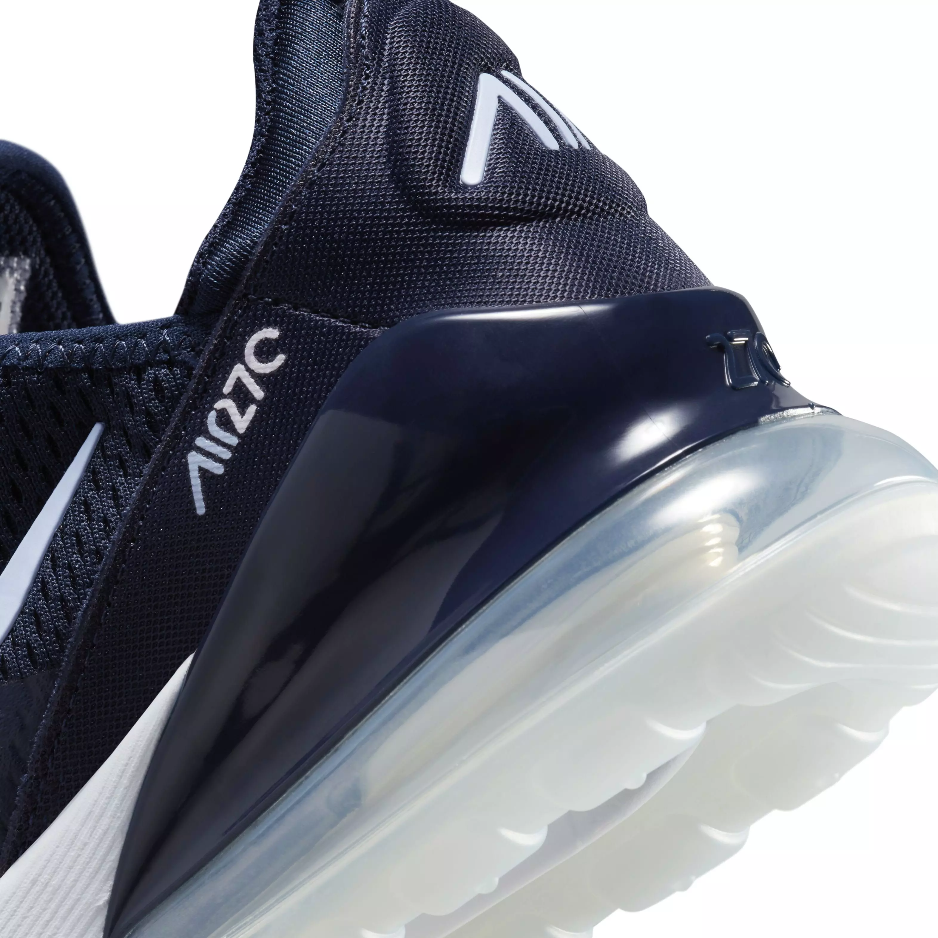 Nike Air Max 270 "Obsidian/White/White/Cobalt Bliss" Grade School Boys' Shoe - OBSIDIAN/WHITE/WHITE/COBALT