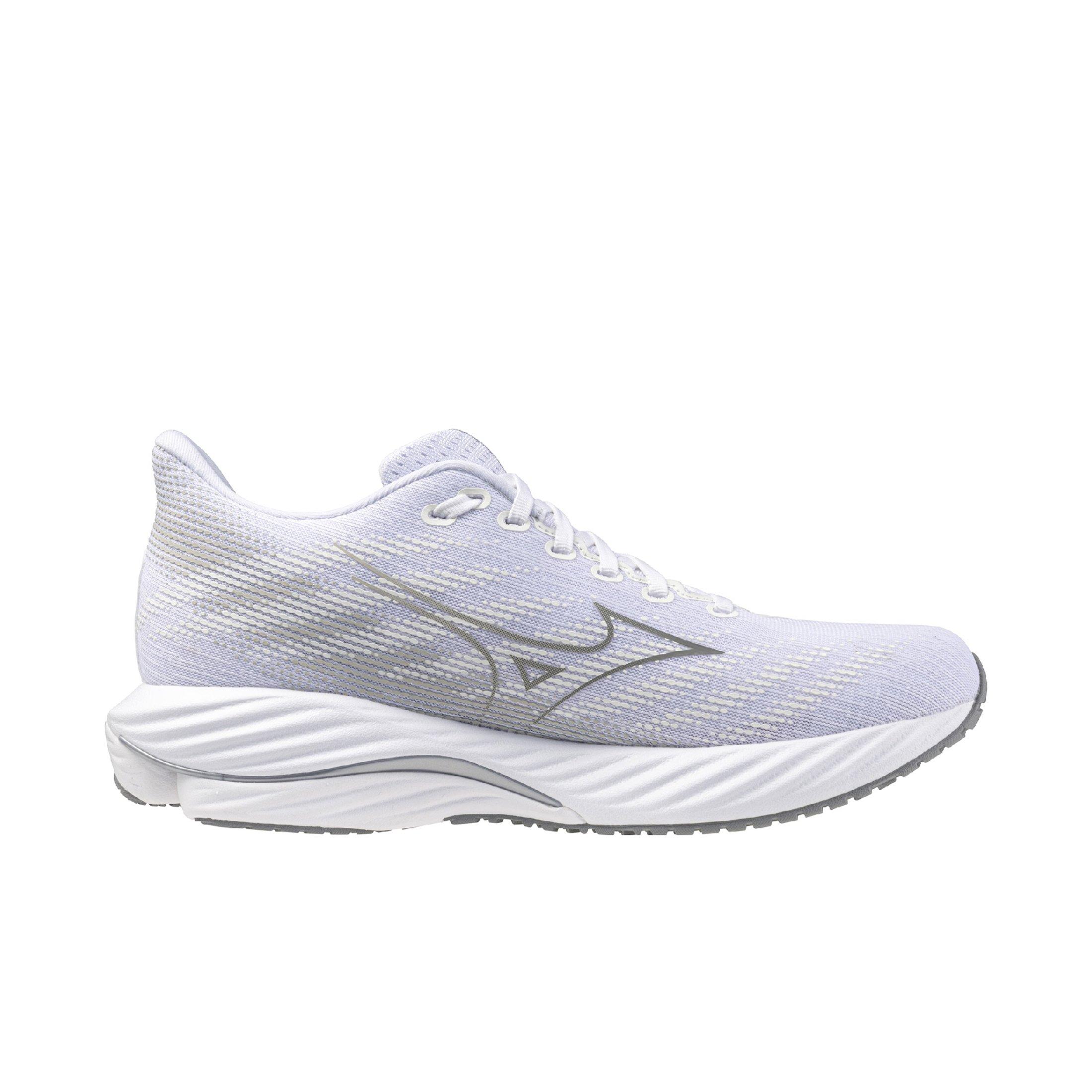 Mizuno Wave Rider 28 "White/Ultimate Grey" Men's Running Shoe - WHITE/GREY Thumbnail View 1