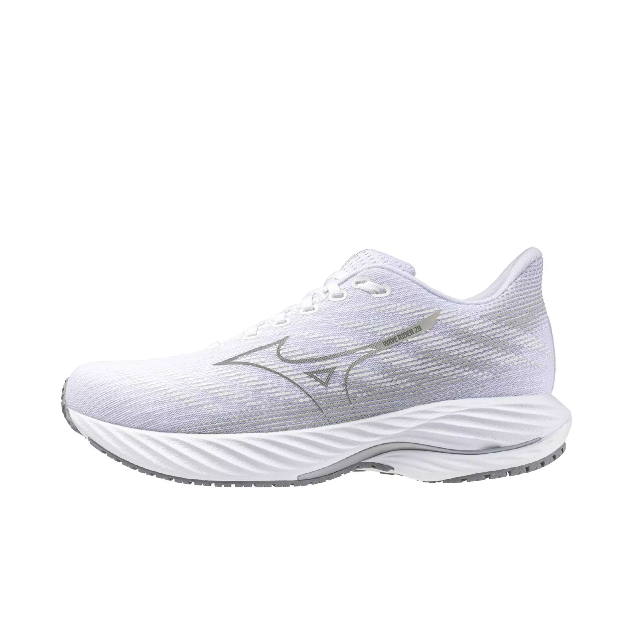 Mizuno Wave Rider 28 "White/Ultimate Grey" Men's Running Shoe - WHITE/GREY