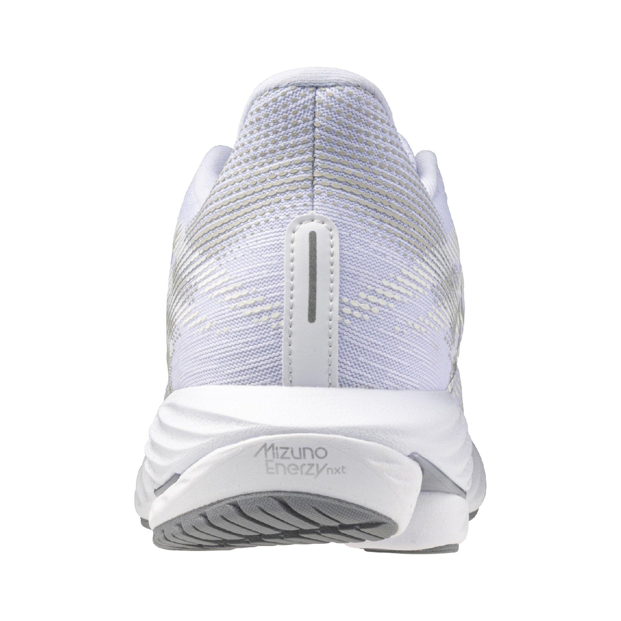 Mizuno Wave Rider 28 "White/Ultimate Grey" Men's Running Shoe - WHITE/GREY Thumbnail View 8