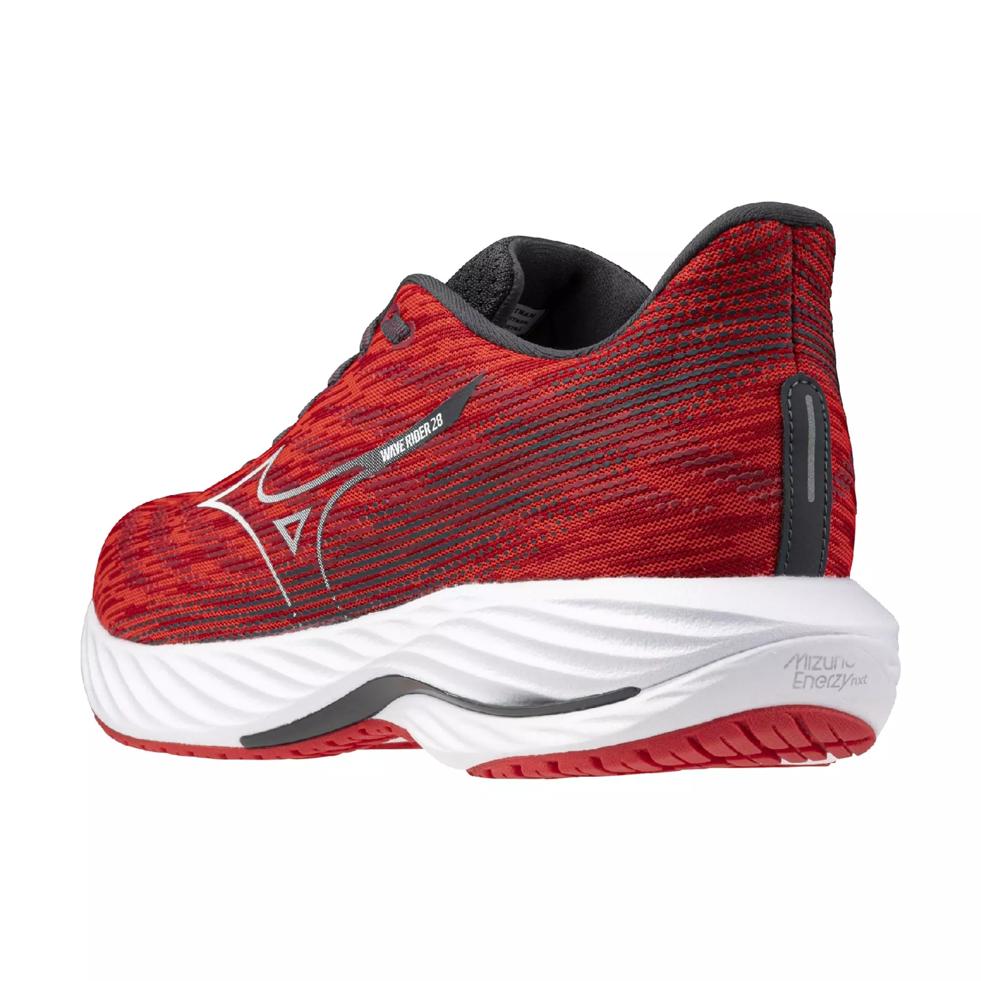 Mizuno Wave Rider 28 "High Risk Red/White" Men's Running Shoe - RED/WHITE