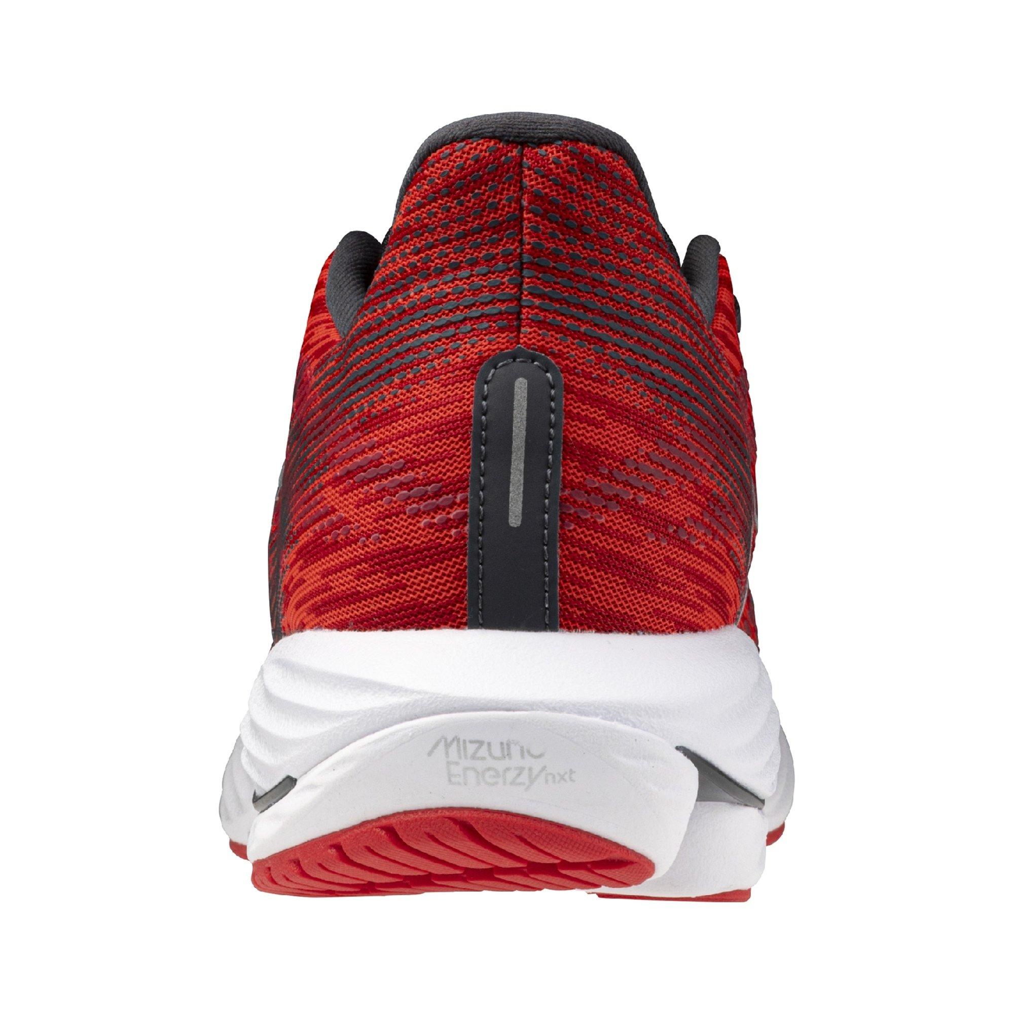 Mizuno Wave Rider 28 Men's Lace up Running Shoe - Red