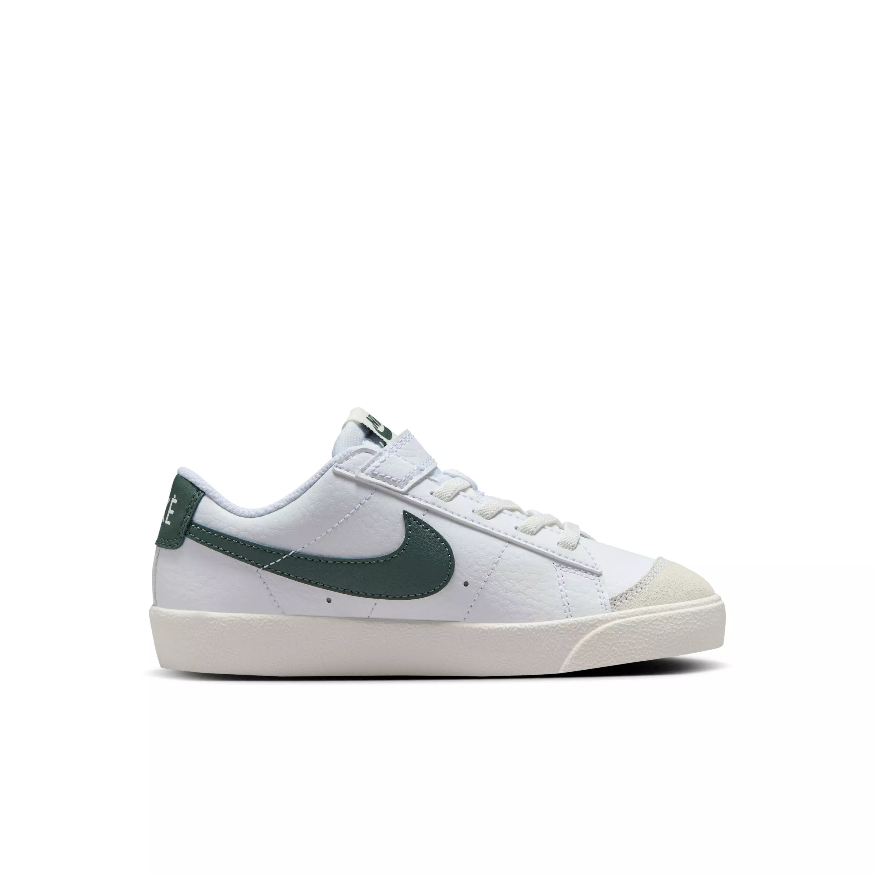 Nike Blazer Low '77 "White/Sail/Vintage Green" Preschool Boys' Shoe - WHITE/SAIL/GREEN