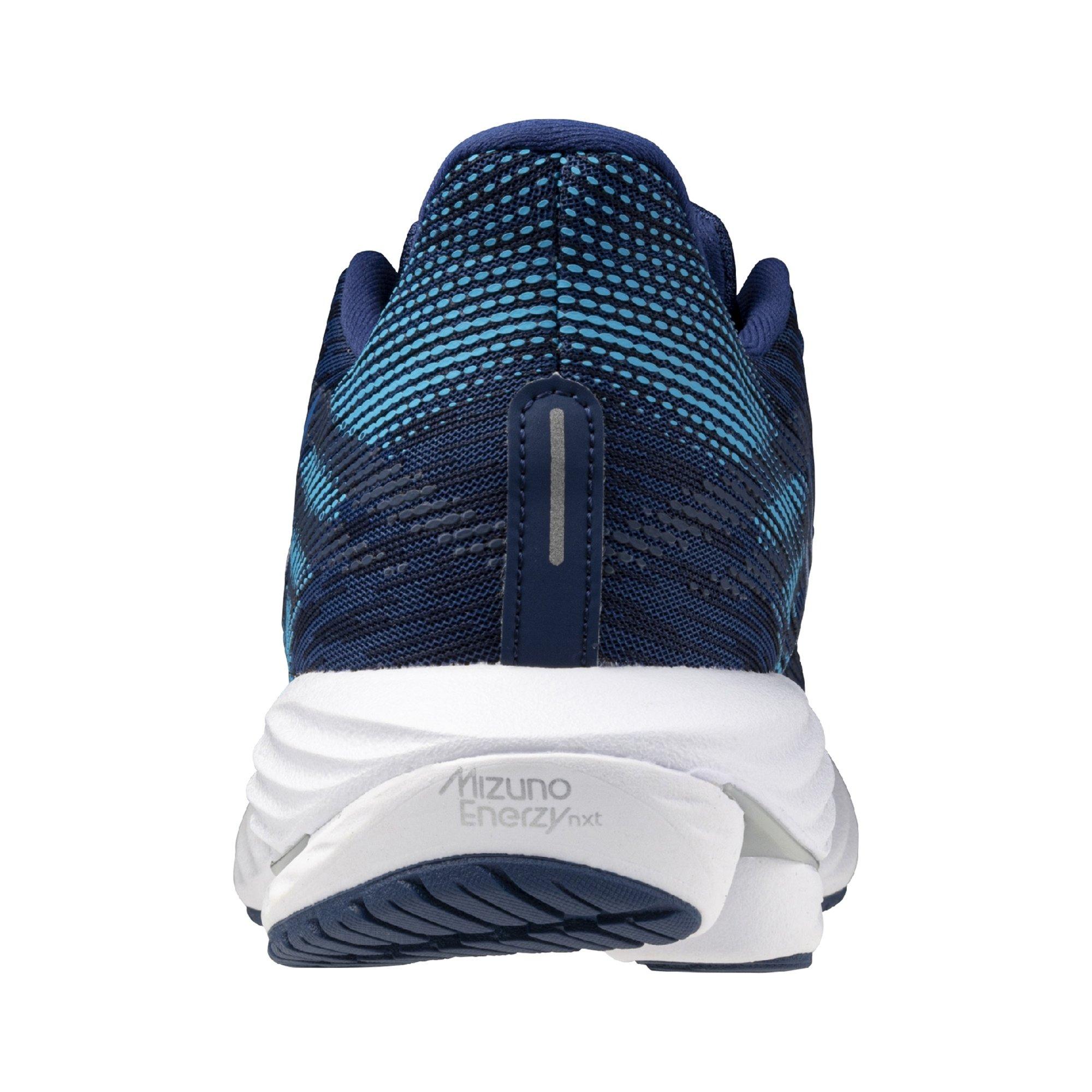 Mizuno Wave Rider 28 "Estate Blue/White" Men's Running Shoe - BLUE/WHITE Thumbnail View 8