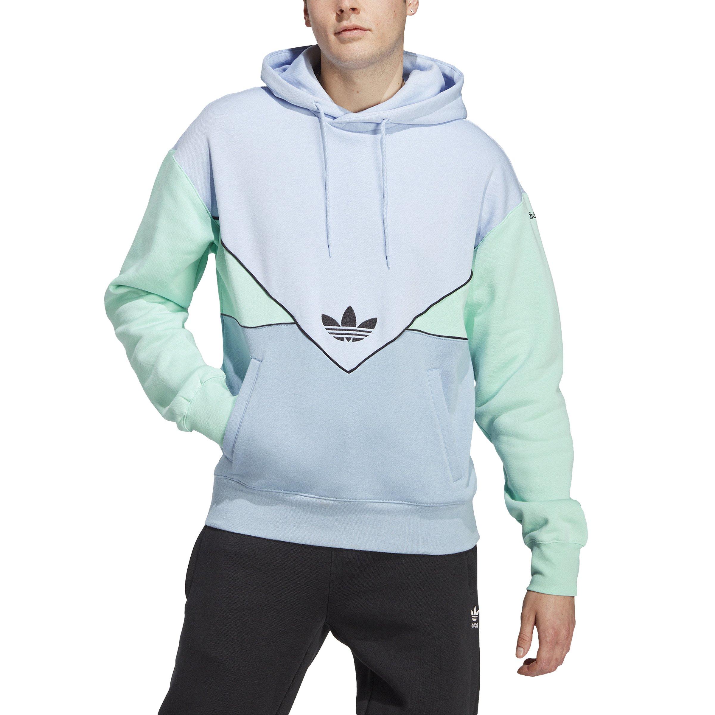 Adidas originals spirit sweatshirt discount with central trefoil in blue