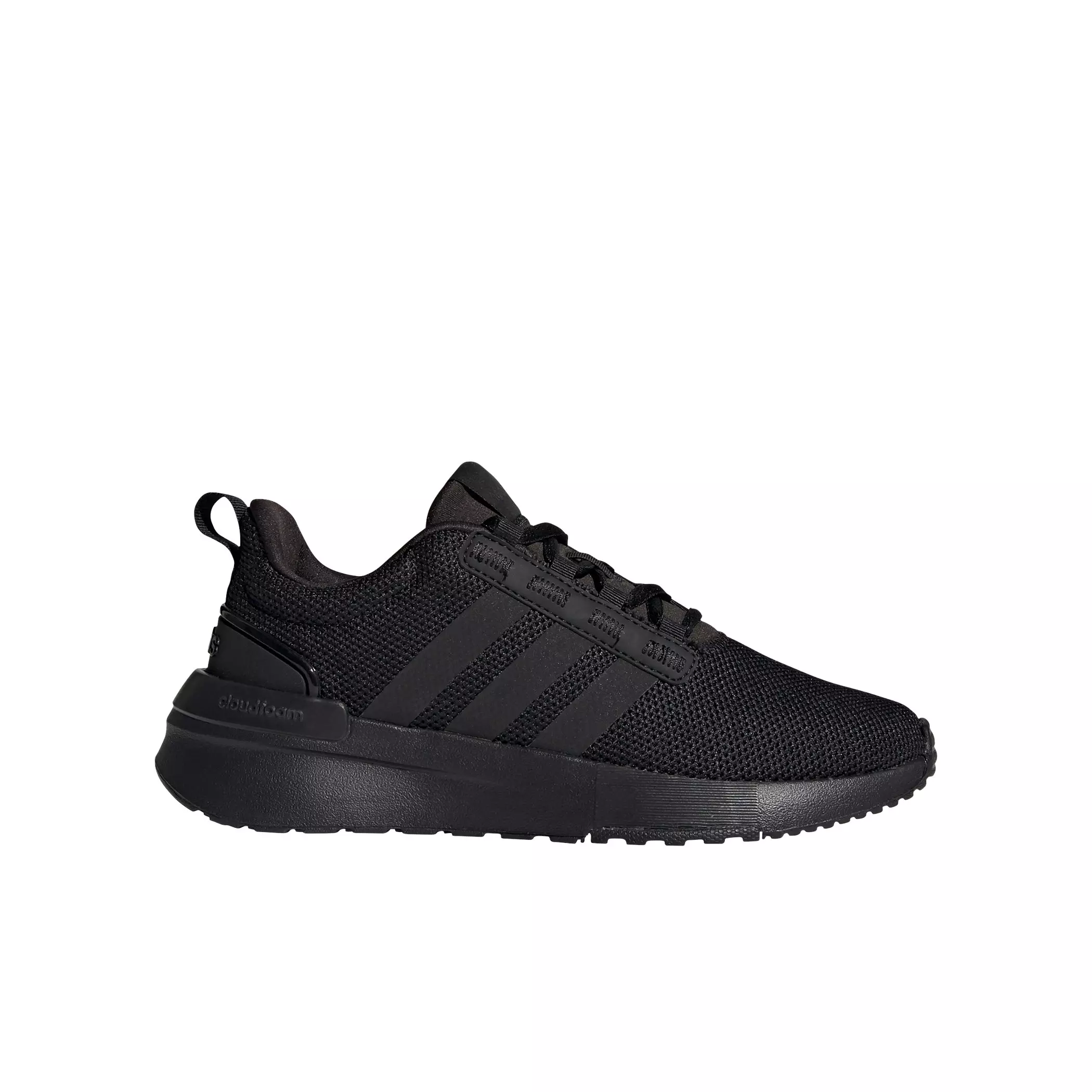 adidas Racer TR21 "Core Black/Carbon" Preschool Boys' Running Shoe - BLACK/BLACK/CARBON
