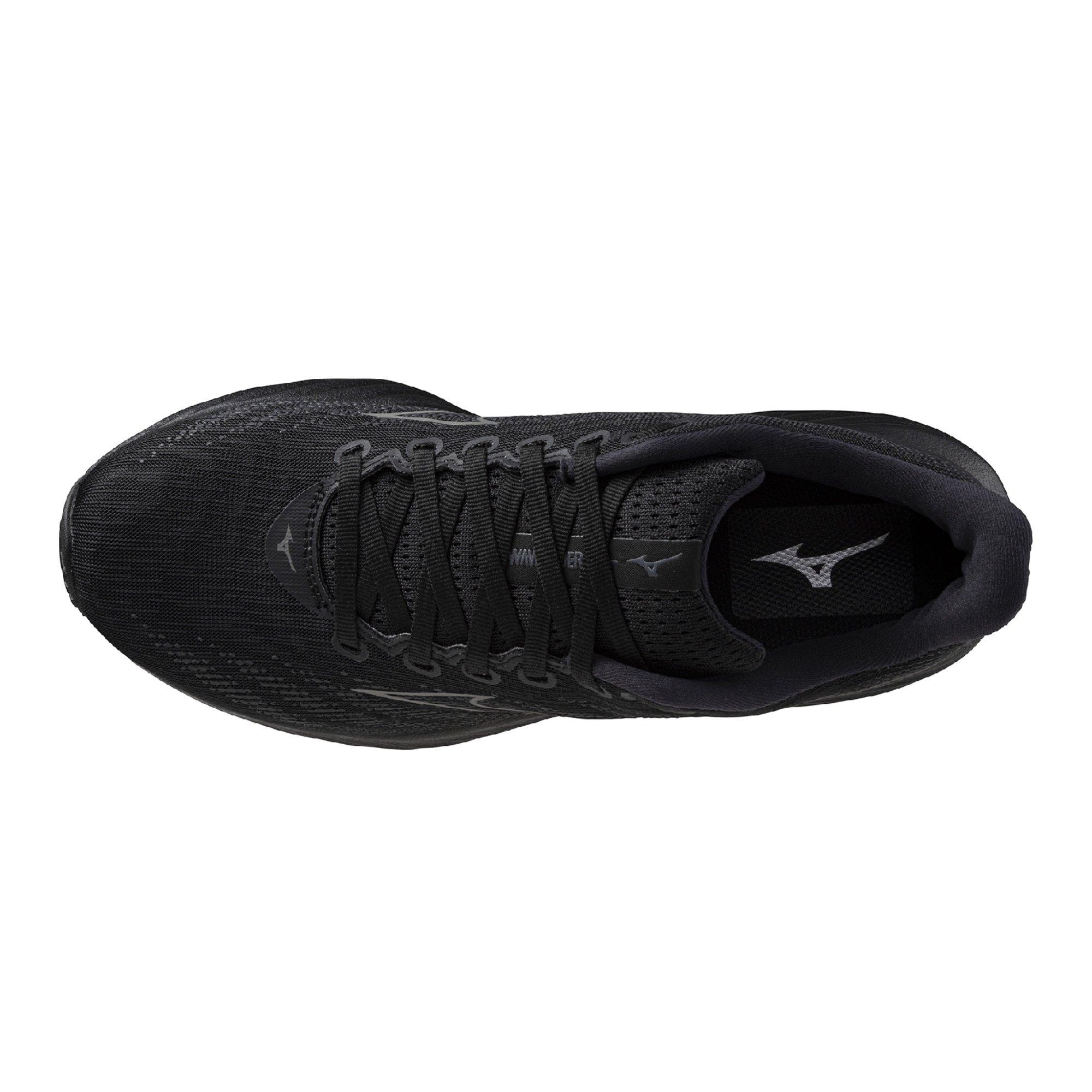 Mizuno Wave Rider 28 "Black/Shade" Men's Running Shoe - BLACK/SHADE Thumbnail View 6