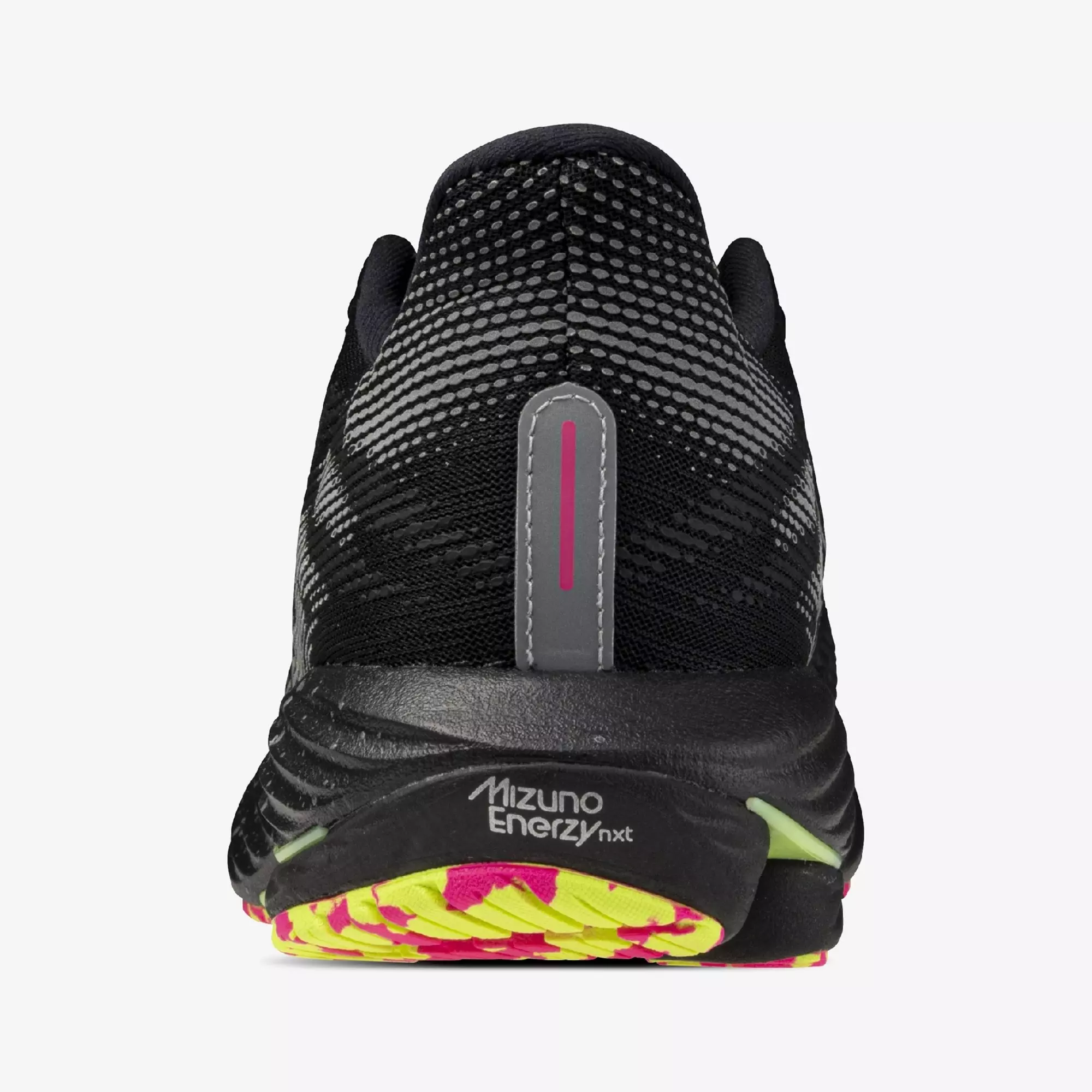 Mizuno Wave Rider 28 "Black/Pink Tetra" Men's Running Shoe - BLACK/PINK