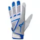 Mizuno Women's F-257 Softball Batting Gloves - WHITE/ROYAL Thumbnail View 1