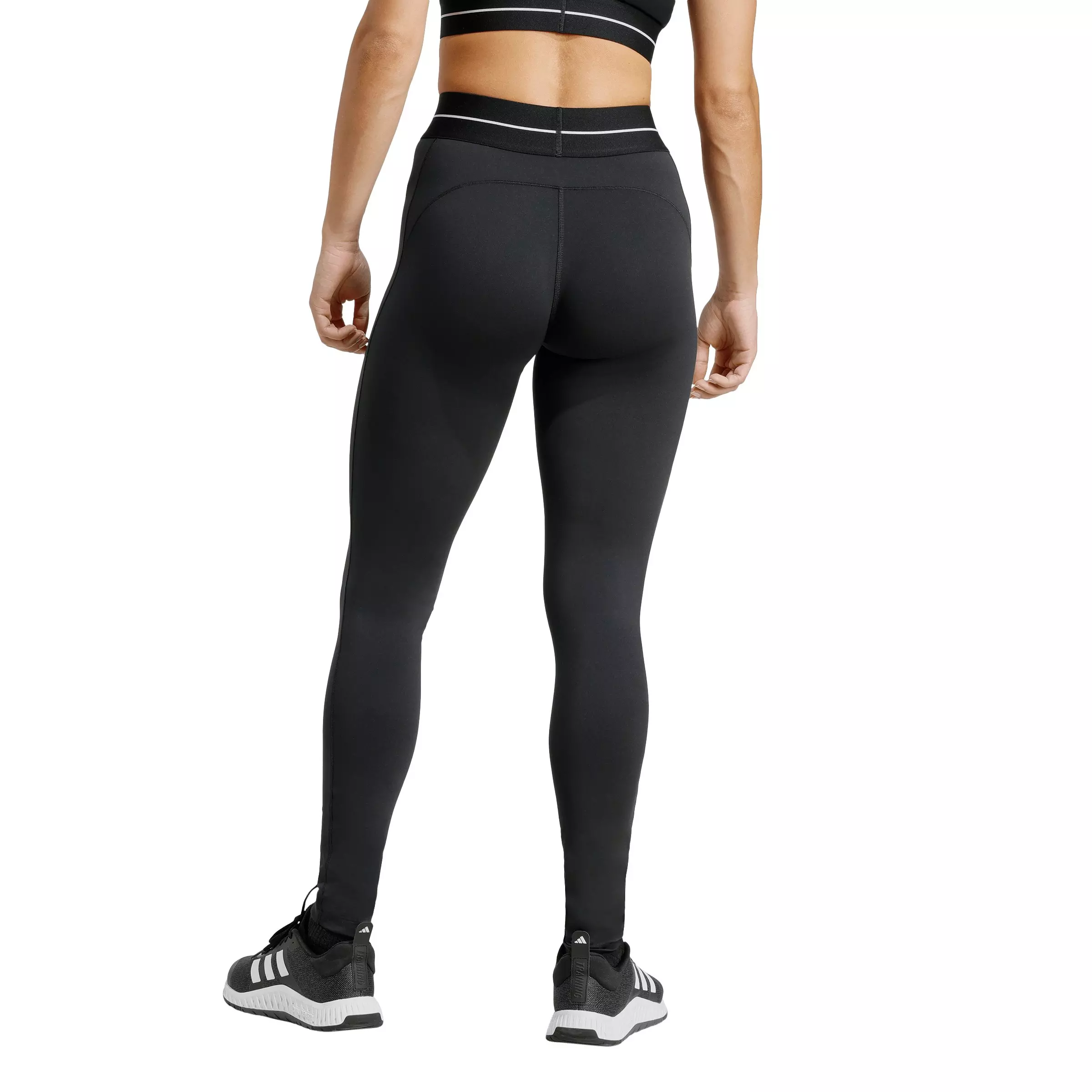 adidas Women's Hyperglam Full Length Leggings-Black - BLACK