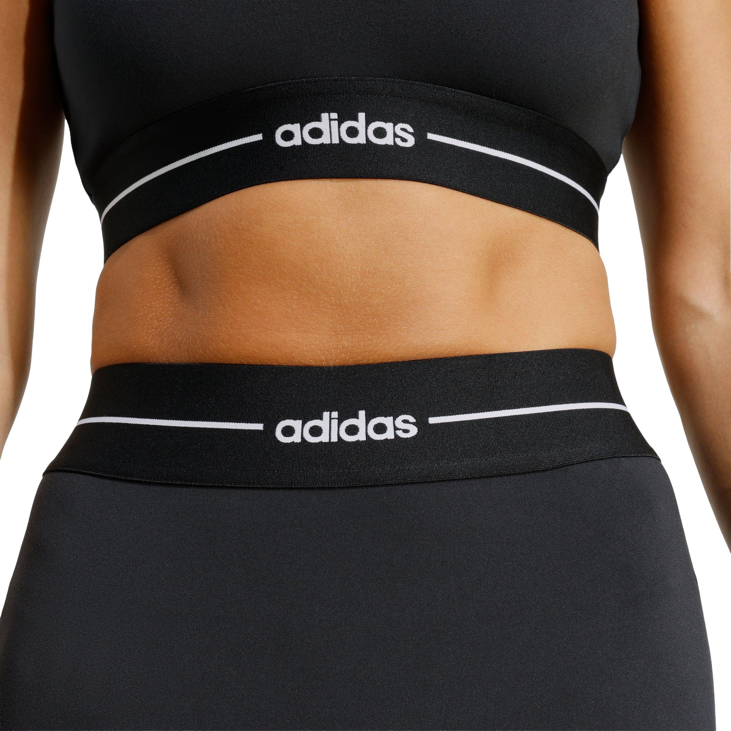 adidas Women's Hyperglam Full Length Leggings - Black - BLACK Thumbnail View 3