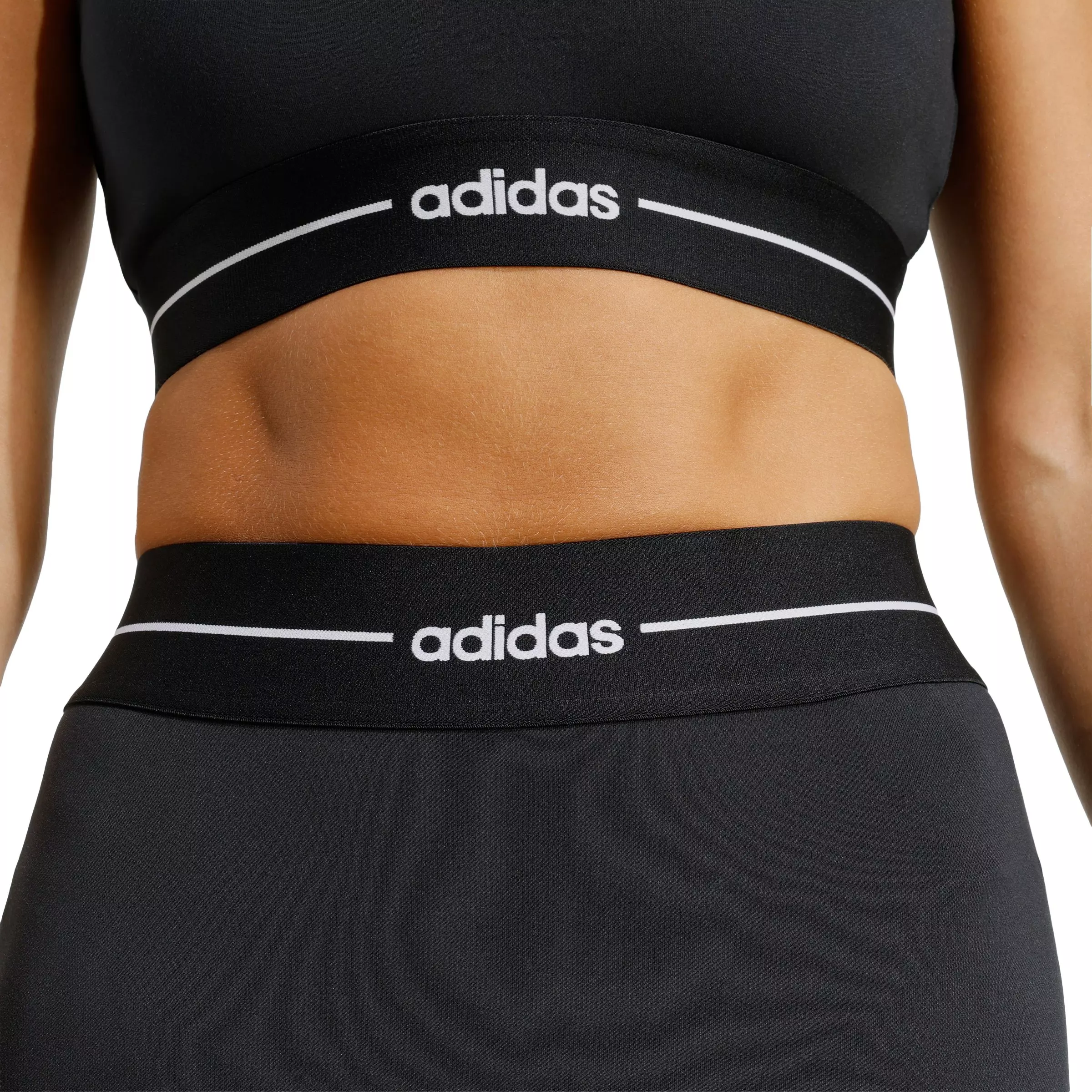 adidas Women's Hyperglam Full Length Leggings - Black - BLACK