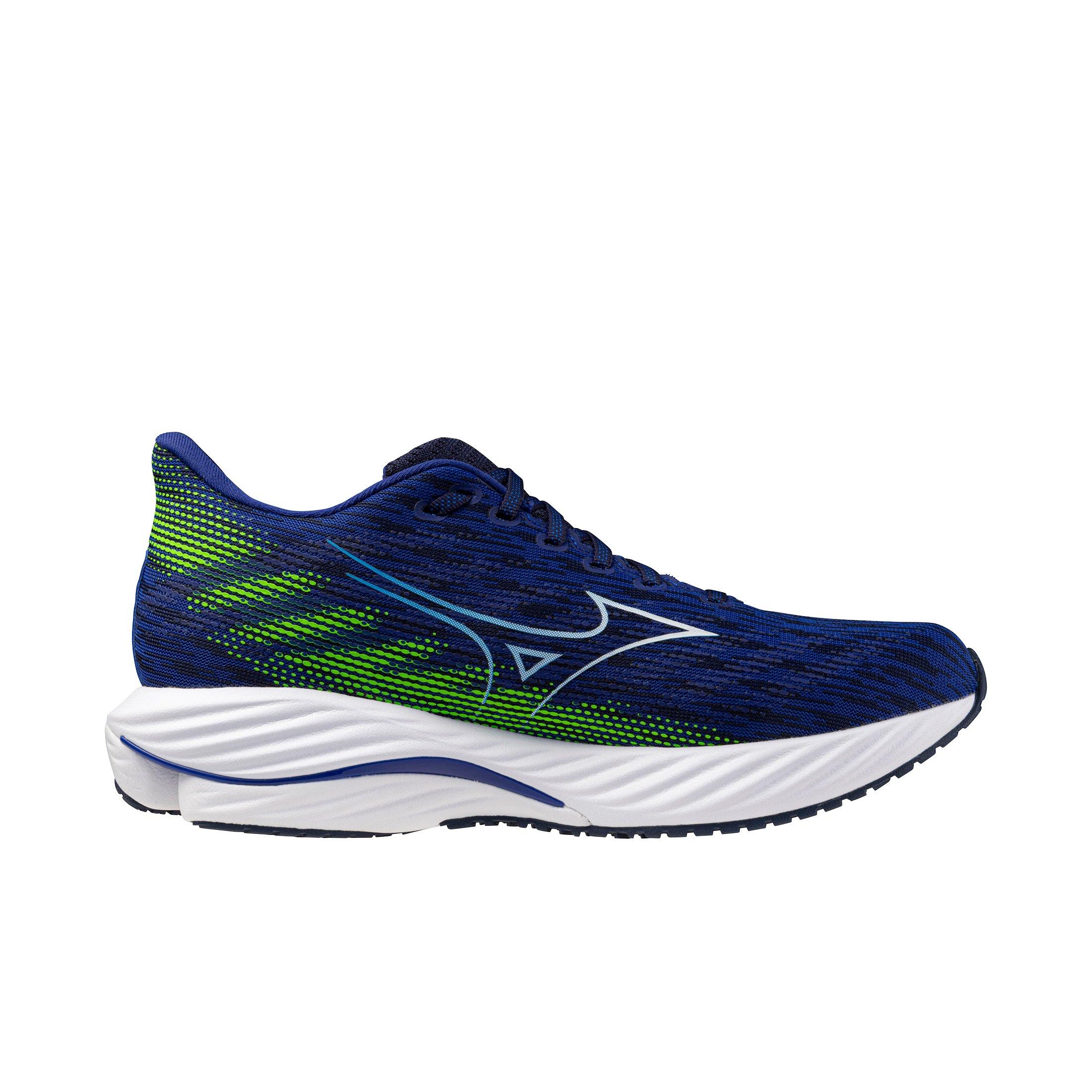 Mizuno Wave Rider 28 "Reflex Blue/White" Men's Running Shoe - BLUE/WHITE Thumbnail View 1