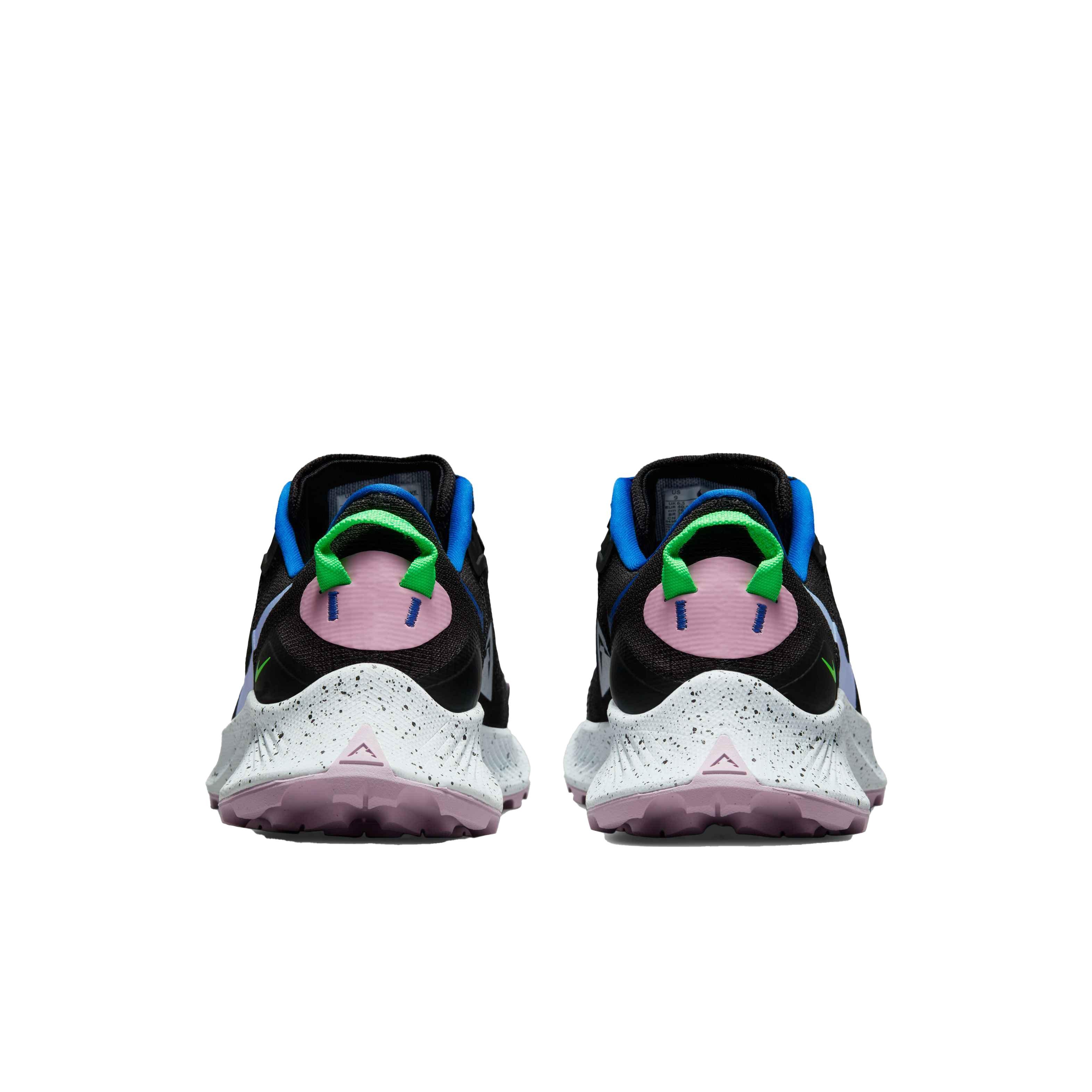 Nike Pegasus Trail 3 "Black/Light Marine/Hyper Royal/Pink Rise" Women's Trail Running Shoe - BLACK Thumbnail View 5