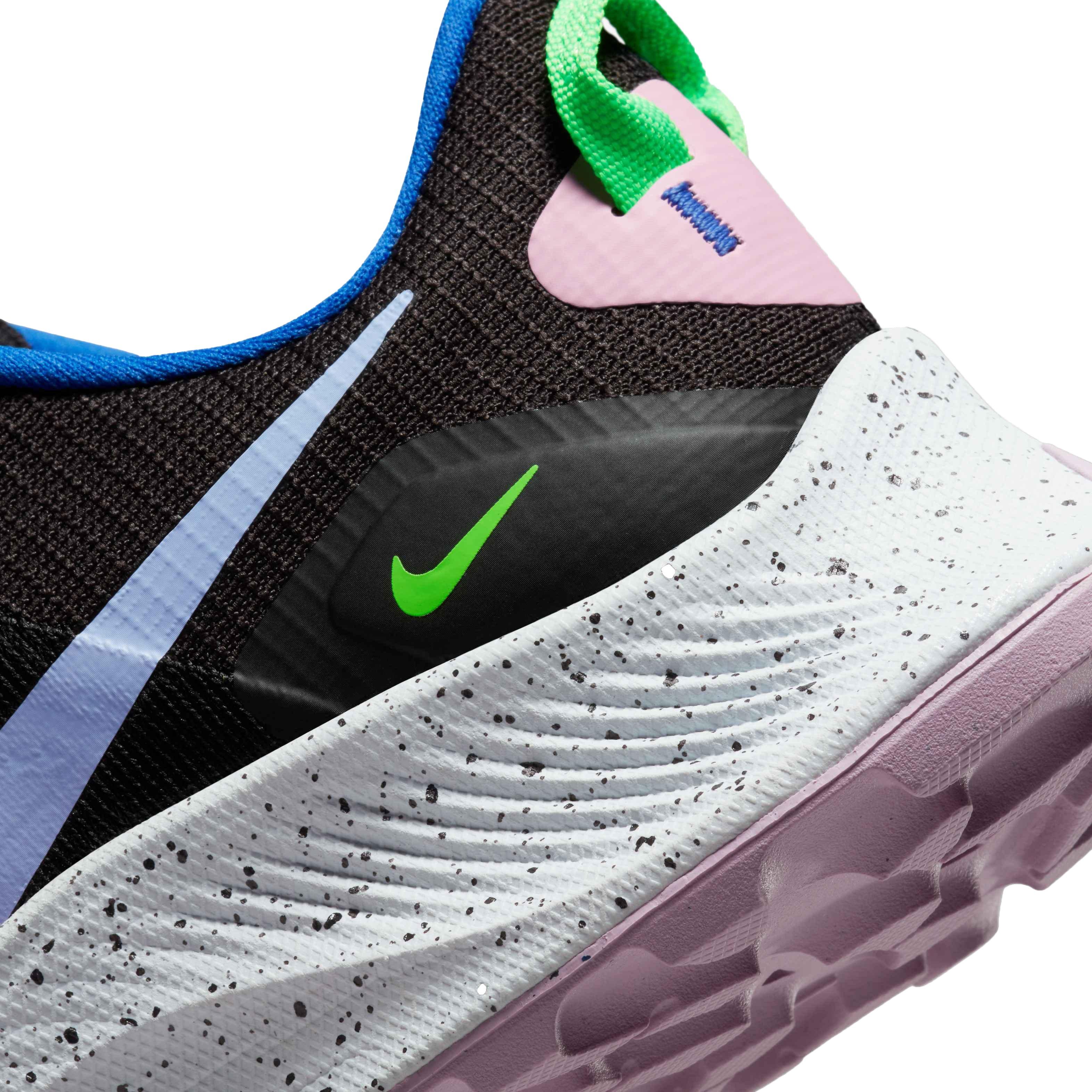Nike Pegasus Trail 3 "Black/Light Marine/Hyper Royal/Pink Rise" Women's Trail Running Shoe - BLACK Thumbnail View 8