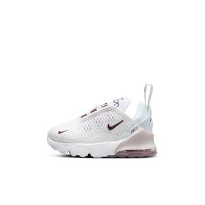 Nike Air Max 270 "White/Platinum Violet/Burgundy Crush" Infant Girls' Shoe