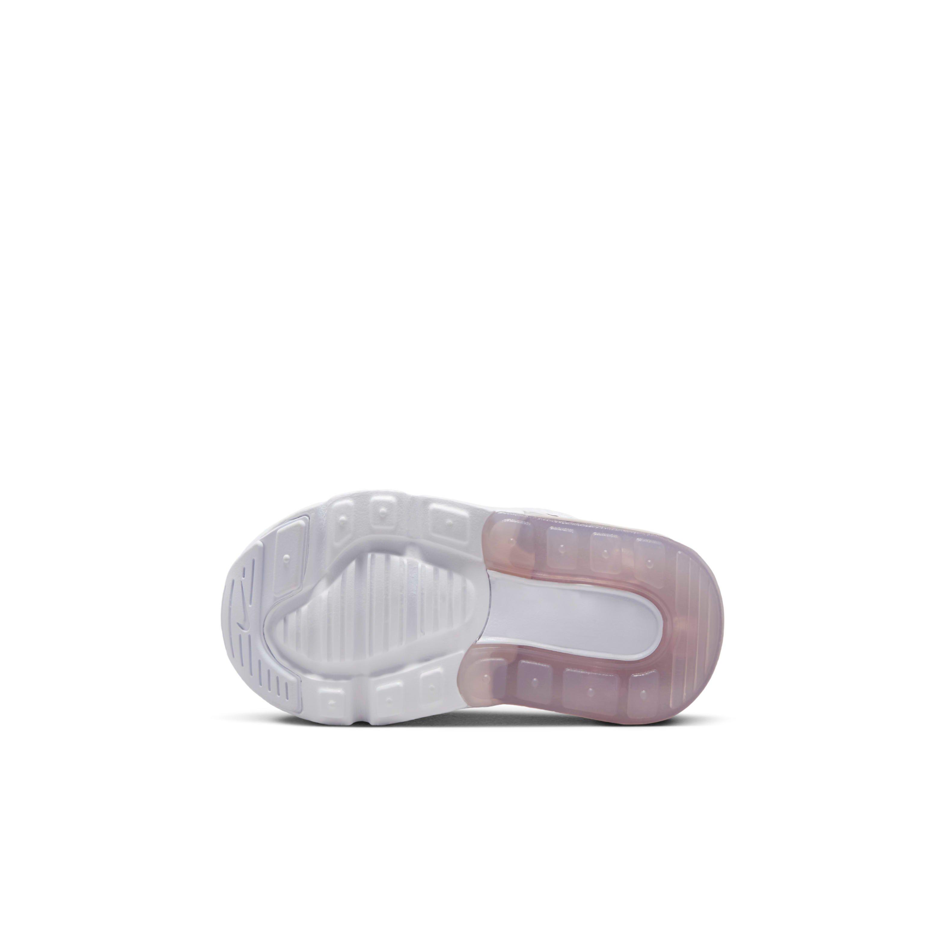 Nike Air Max 270 Infant Girls' "White/Platinum Violet/Burgundy Crush" Shoe