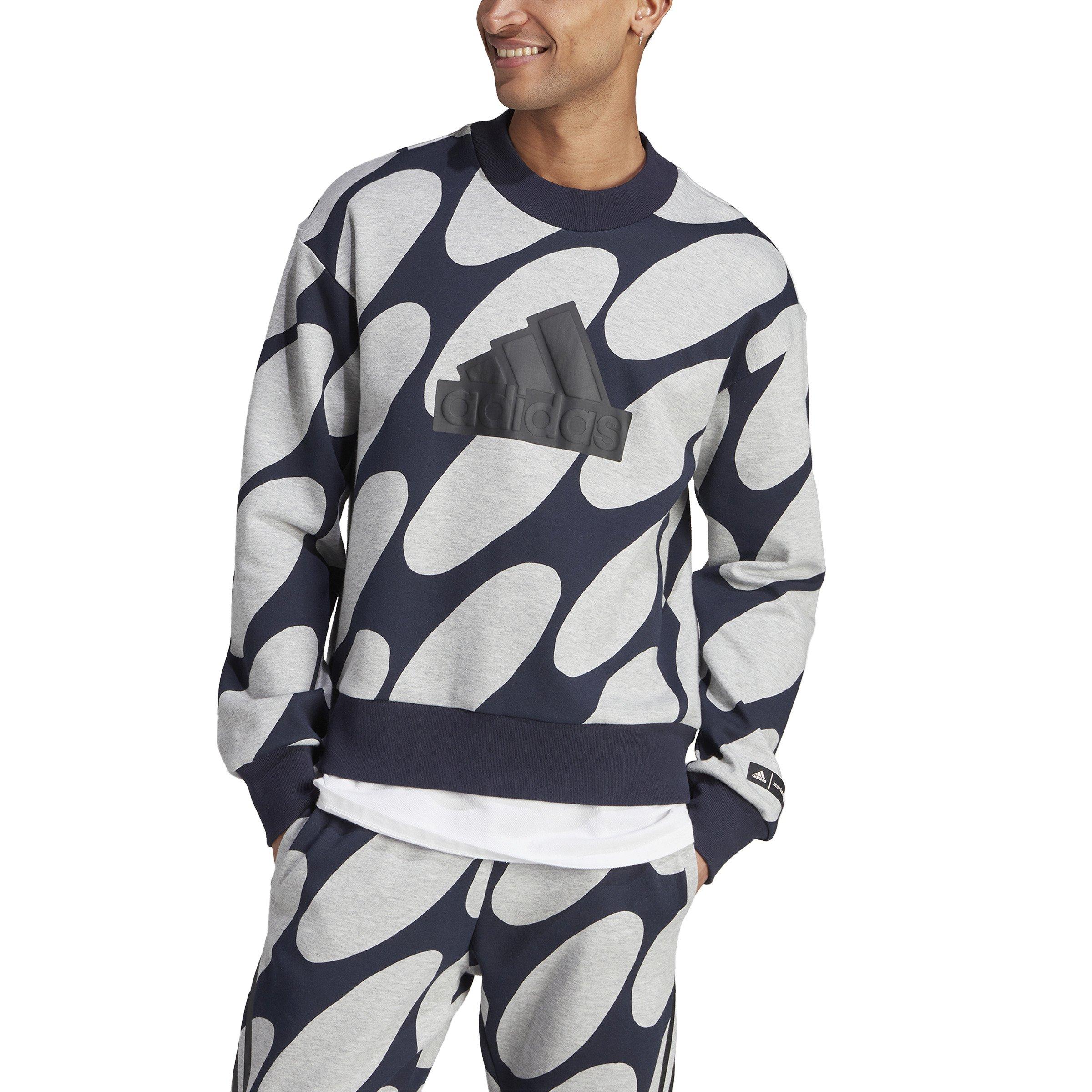 adidas Men's Marimekko Sportswear Future Icons 3-Stripes Sweatshirt -  Black/Grey