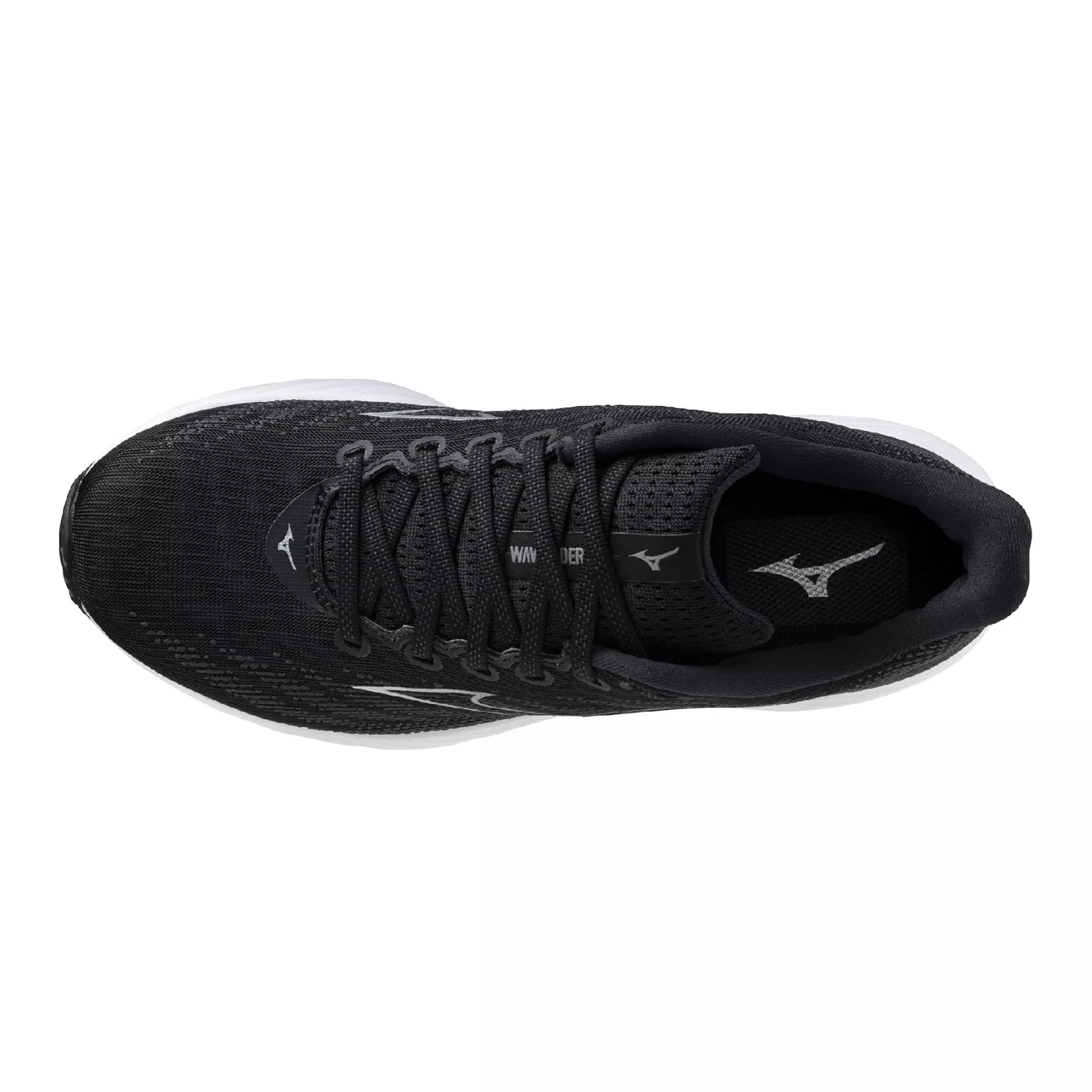 Mizuno Wave Rider 28 2E "Black/Silver" Men's Running Shoe - BLACK/SILVER