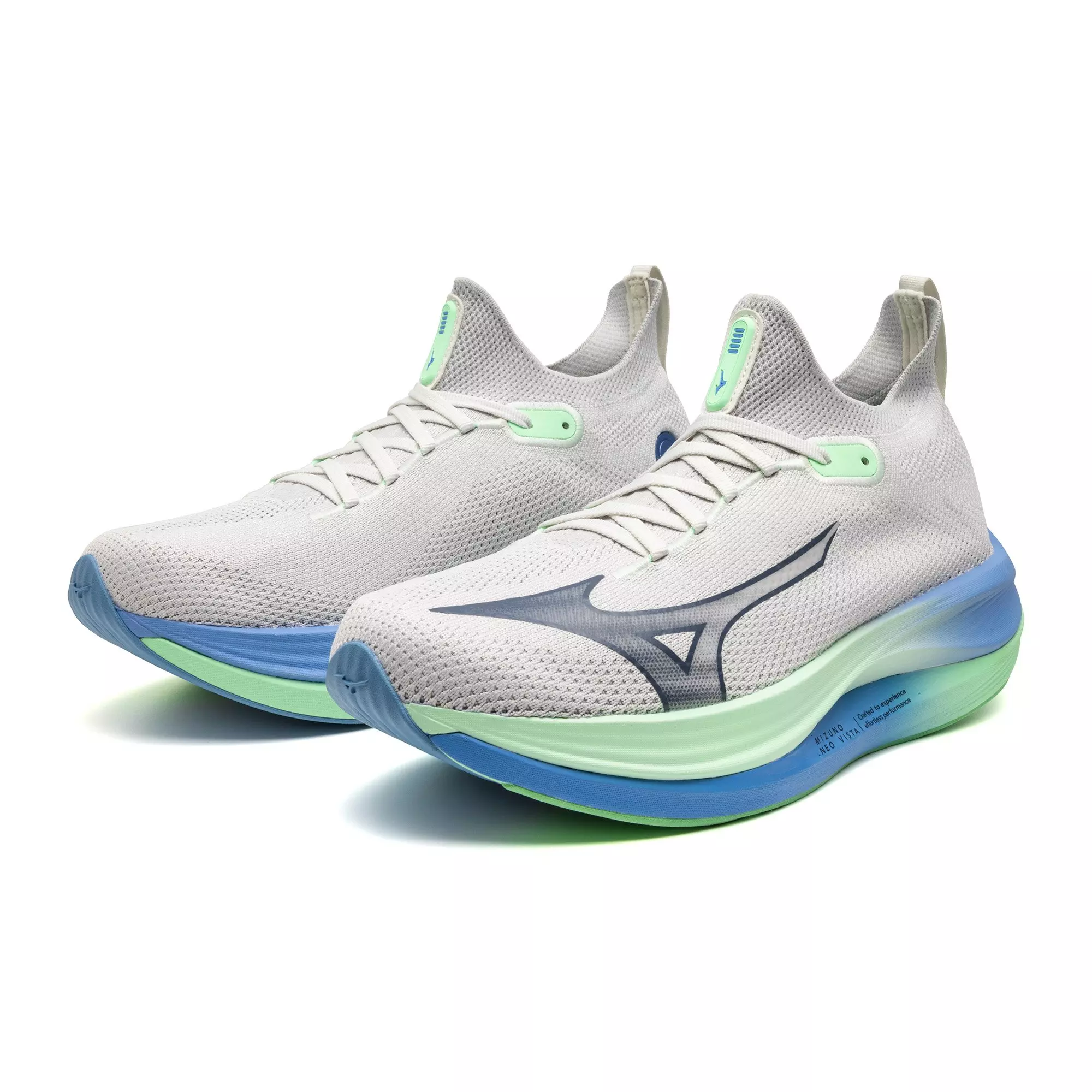 Mizuno Neo Vista "Nimbus Cloud/Vintage Indigo" Men's Running Shoe - CLOUD/INDIGO