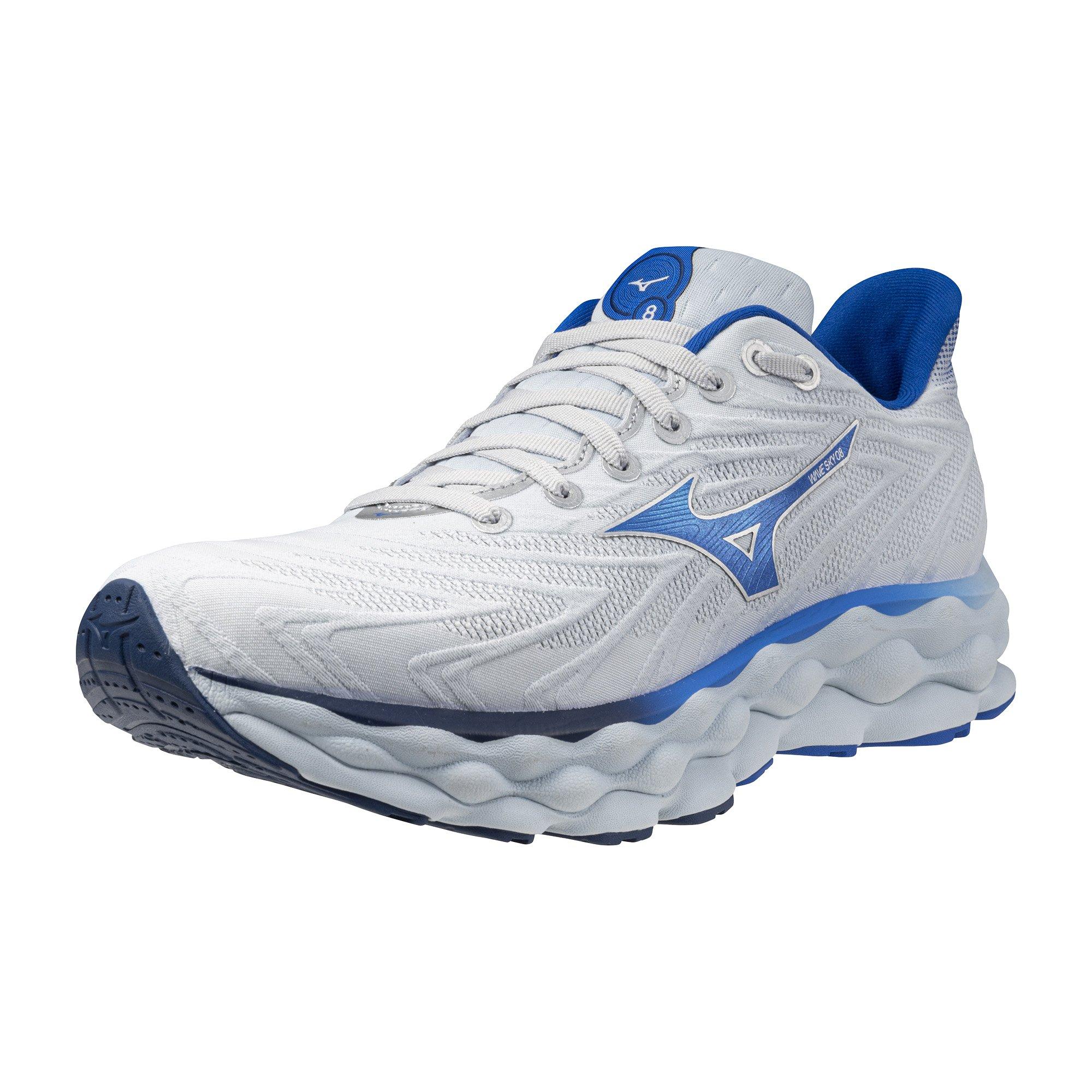 Mizuno Wave Sky 8 "Plein Air/Laser Blue" Men's Running Shoe - PLEIN AIR/BLUE Thumbnail View 3