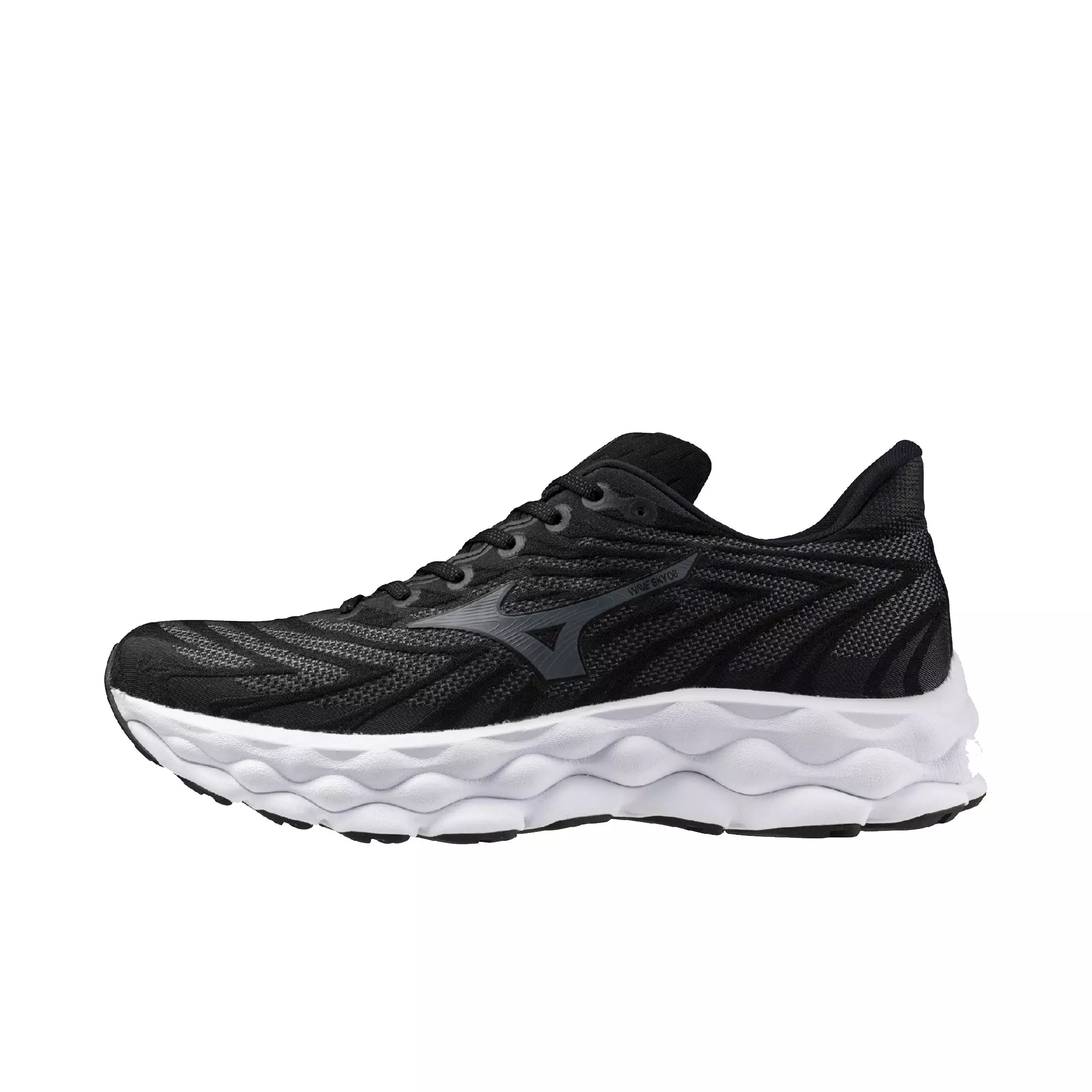 Mizuno Wave Sky 8 "Black/Metallic Grey" Men's Running Shoe - BLACK/GREY