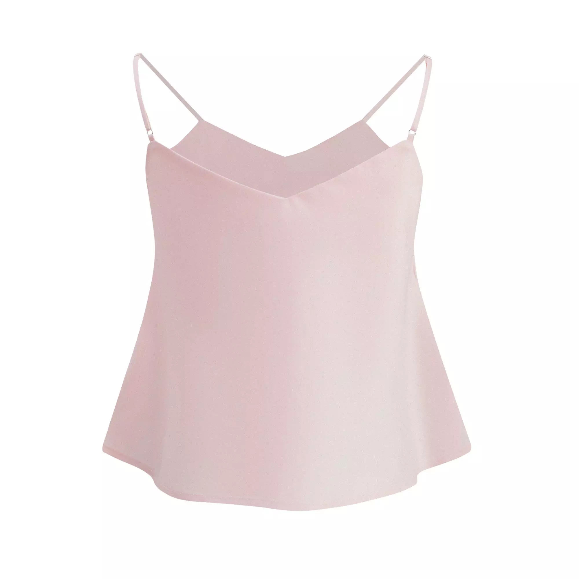 L/AB c/o Off-White Women&rsquo;s Rhinestone Solid Sateen Sleep Camisole - Pink - PINK