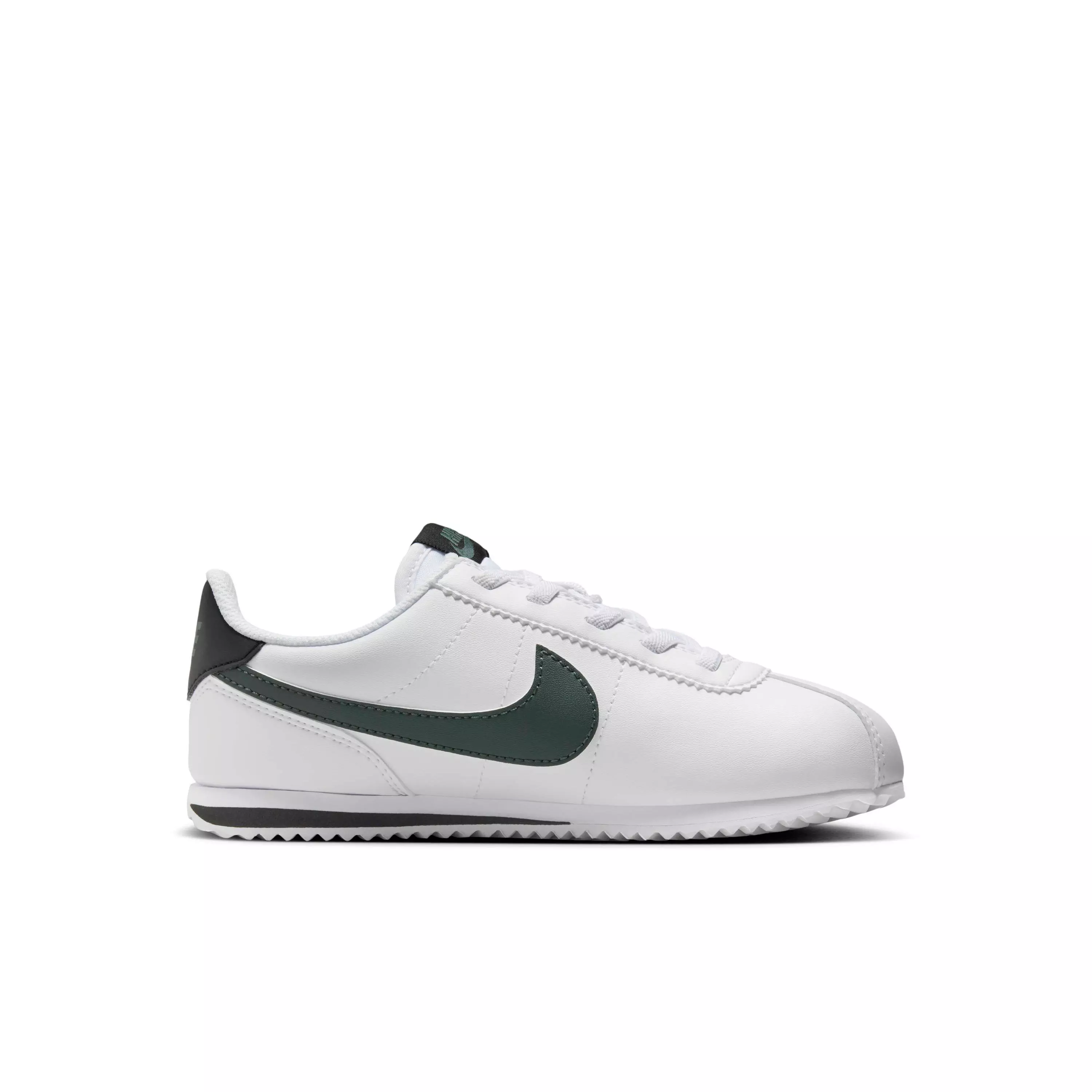 Nike Cortez EasyOn "White/Black/Vintage Green" Preschool Boys' Shoe - WHITE/BLACK/GREEN