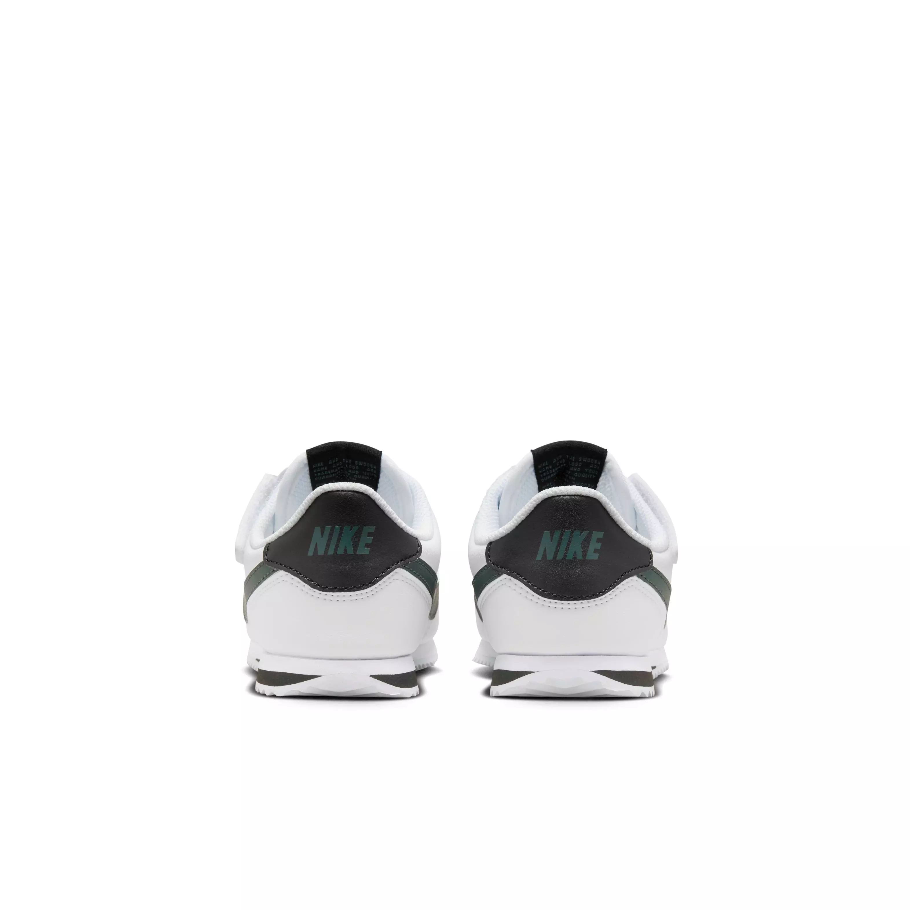 Nike Cortez EasyOn "White/Black/Vintage Green" Preschool Boys' Shoe - WHITE/BLACK/GREEN