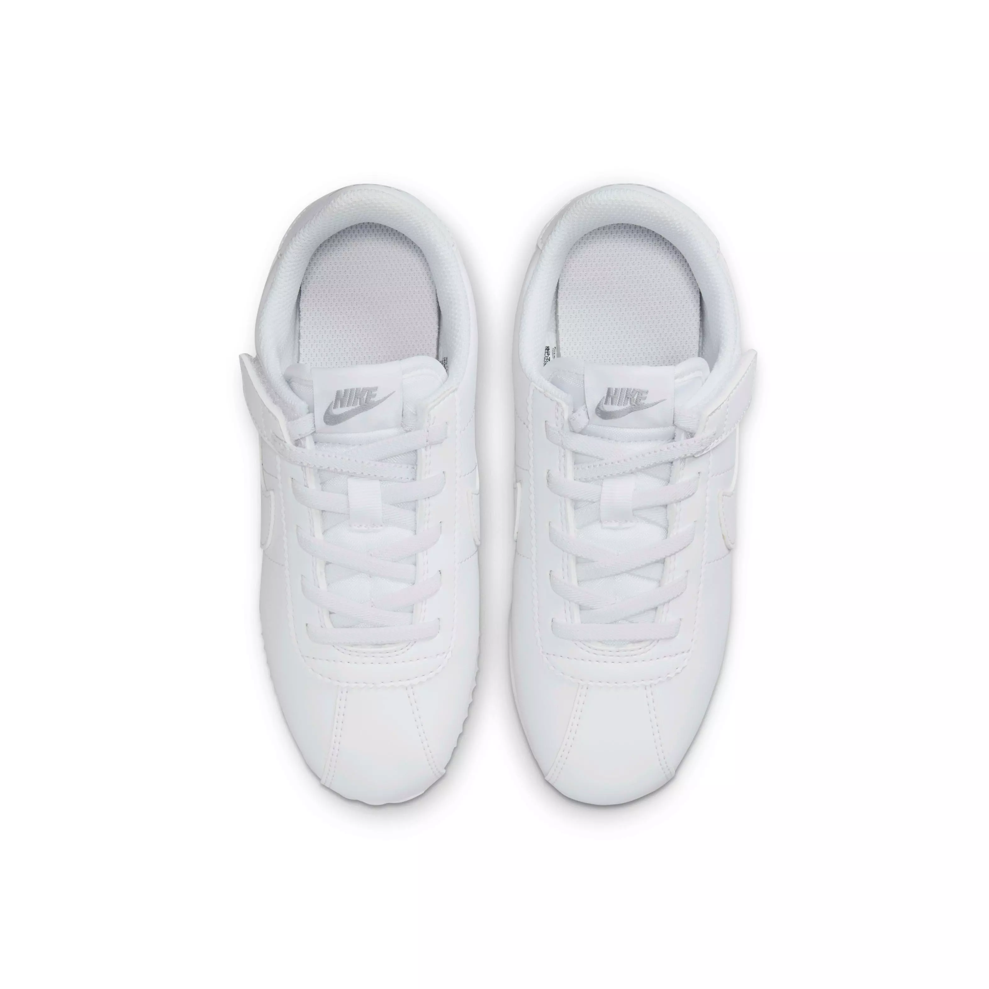 Nike Cortez EasyOn "White/Wolf Grey/White" Preschool Boys' Shoe - WHITE/GREY/WHITE