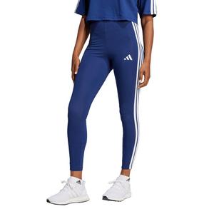 adidas Women's Essentials 3-Stripes Cotton Leggings-Dark Blue