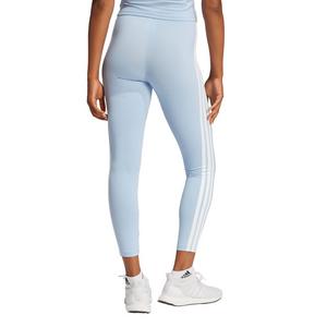 adidas Women's Essentials 3-Stripes Cotton Leggings-Blue
