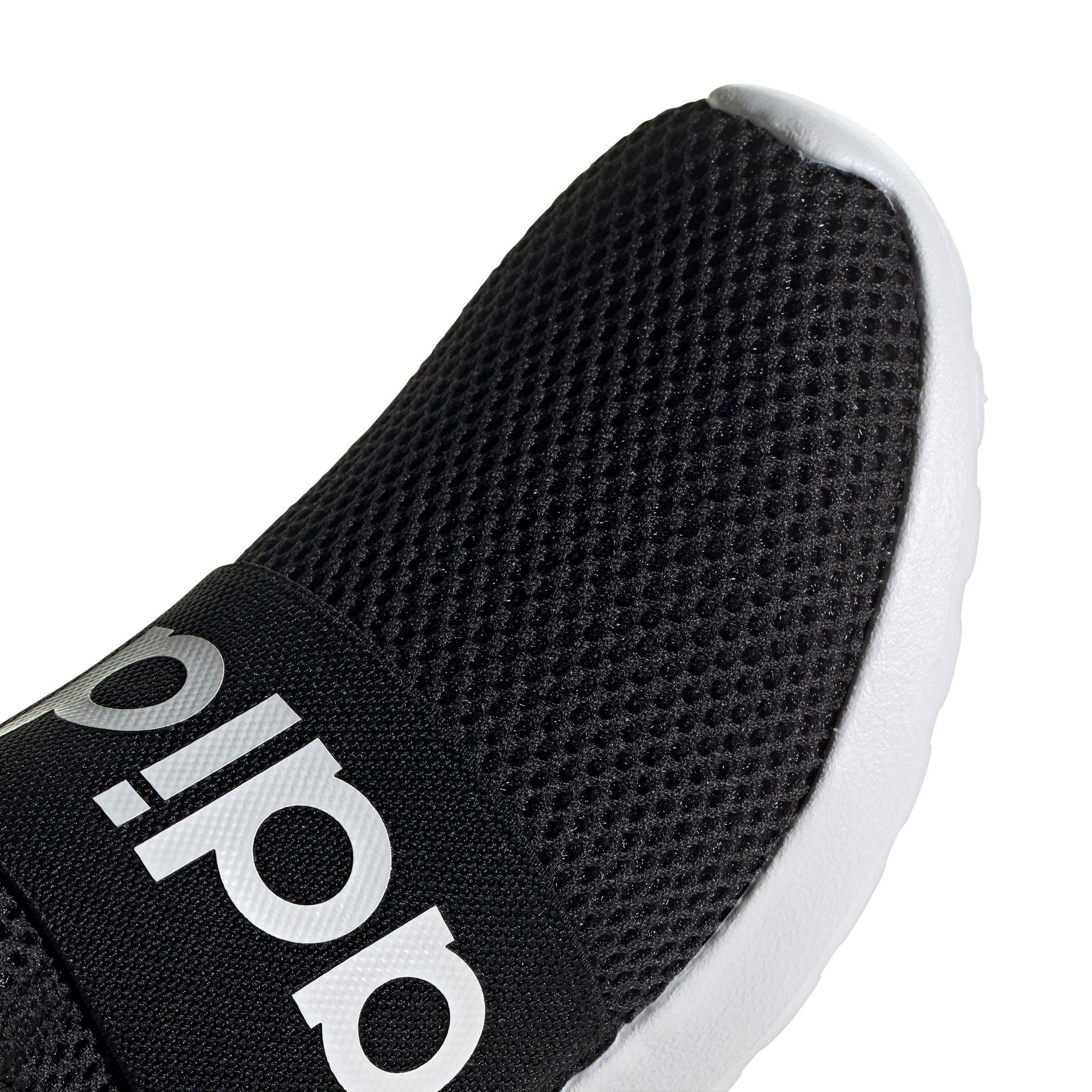 adidas Lite Racer Adapt 4.0 "Core Black/Ftwr White" Grade School Boys' Shoe - BLACK/BLACK/WHITE Thumbnail View 7