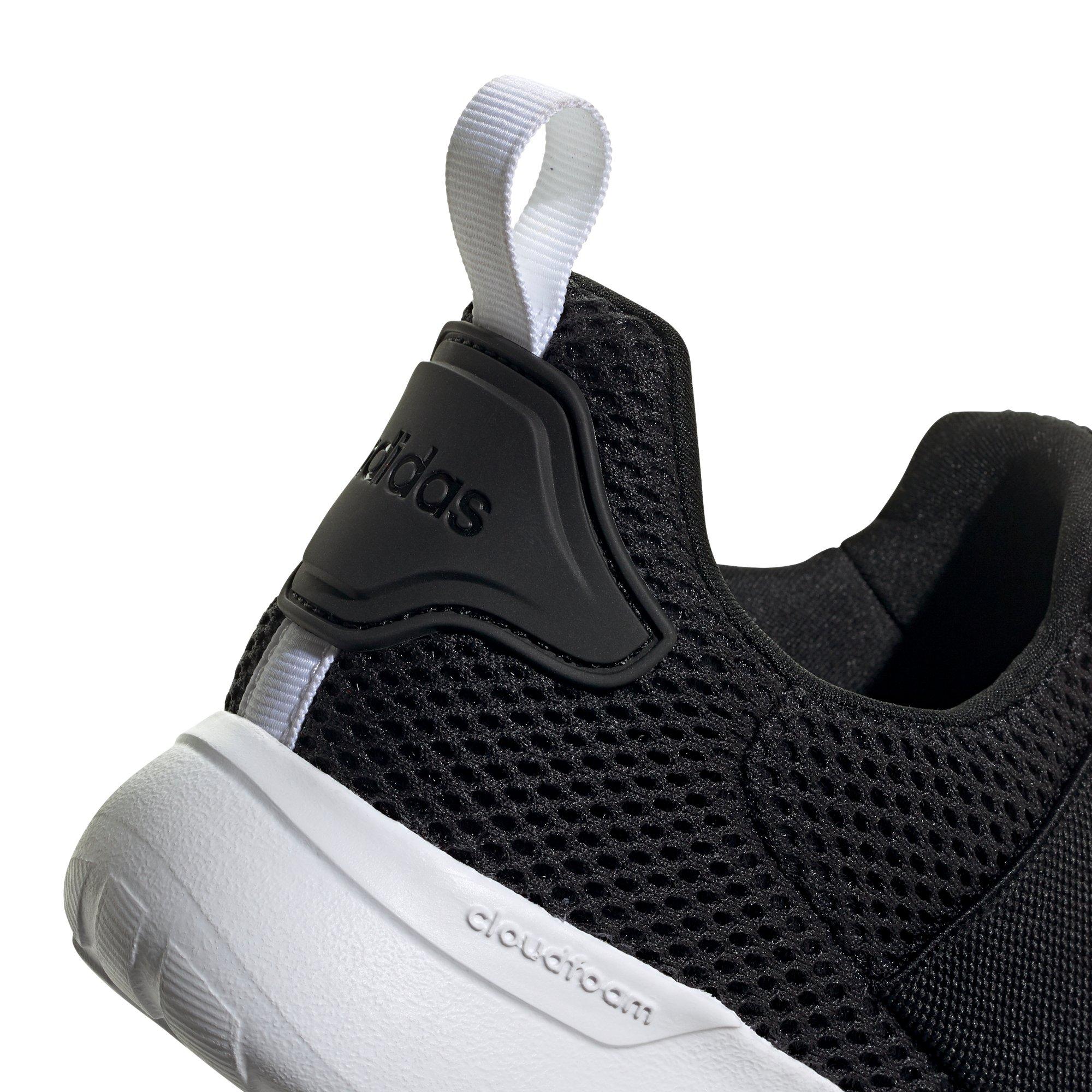 adidas Lite Racer Adapt 4.0 "Core Black/Ftwr White" Grade School Boys' Shoe - BLACK/BLACK/WHITE Thumbnail View 8